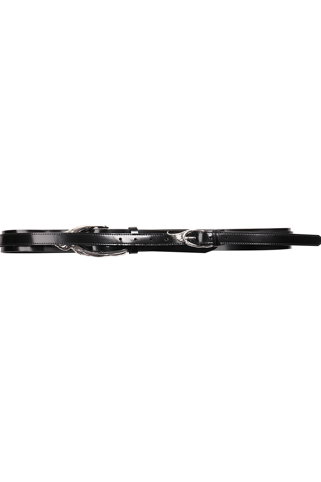 WHISTLEHUNTER Double-Layer Gloss Leather Belt, premium urban and streetwear designers apparel on PROJECTISR.com, WHISTLEHUNTER