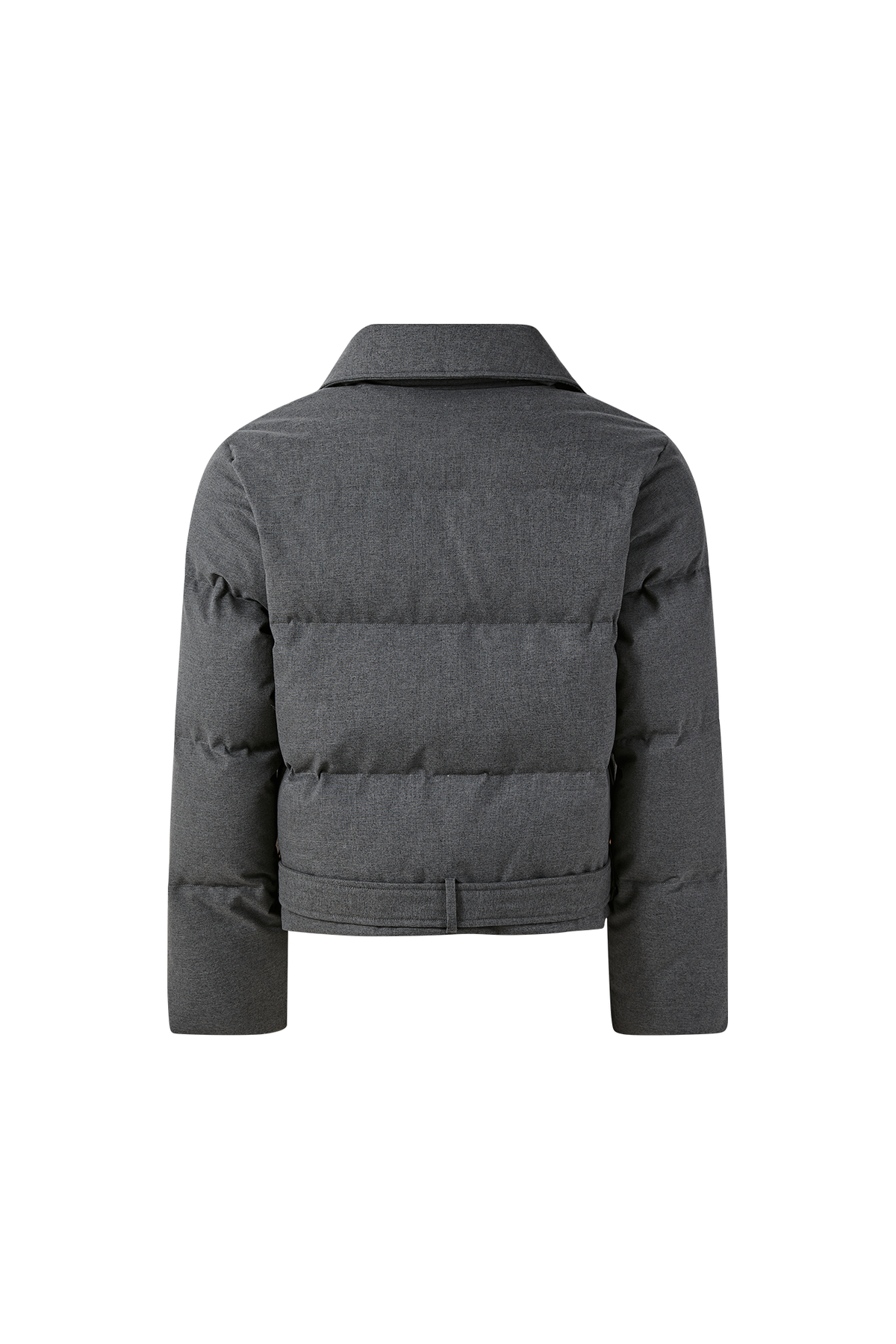 KREATE Asymmetrical Placket Multi-Collar Down Jacket