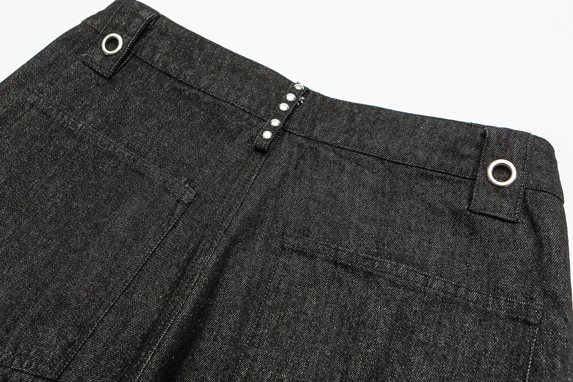 ME DA IGUAL Studded Wide-Leg Denim Pants, premium urban and streetwear designers apparel on PROJECTISR.com, ME DA IGUAL