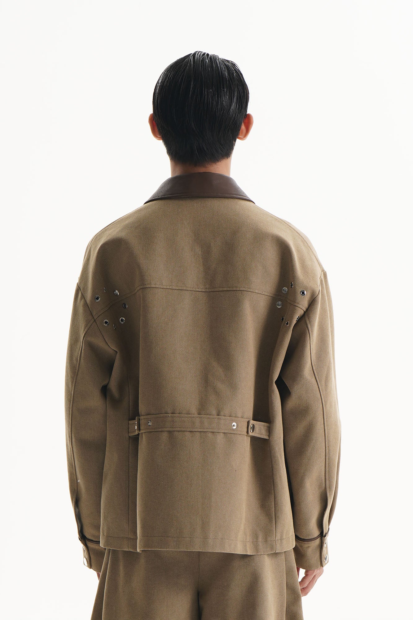 ORAL UTOPIA PU Panel Utility Jacket