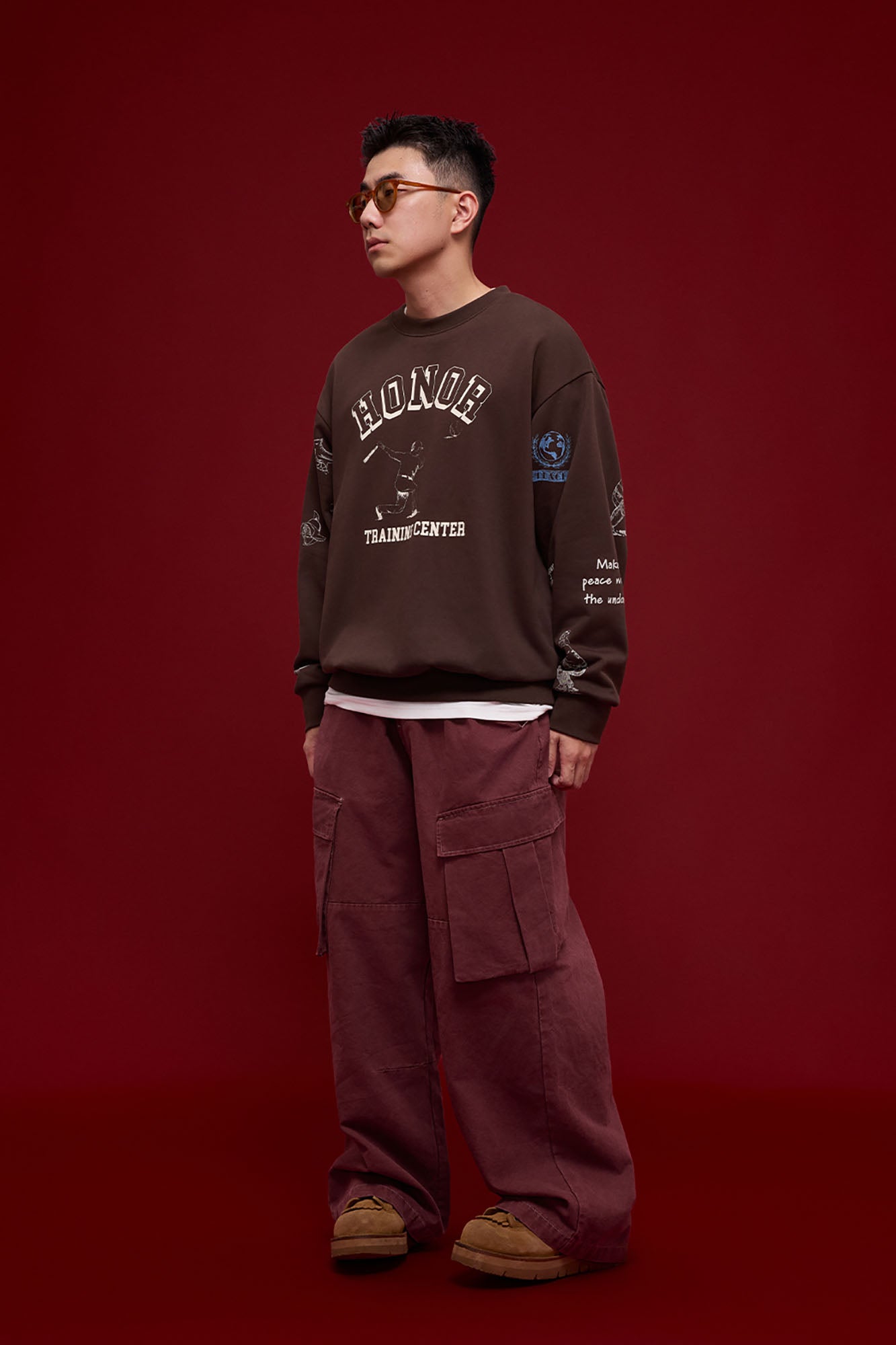 BANANA CLUB Classic Doodle Graphic Sweatshirt