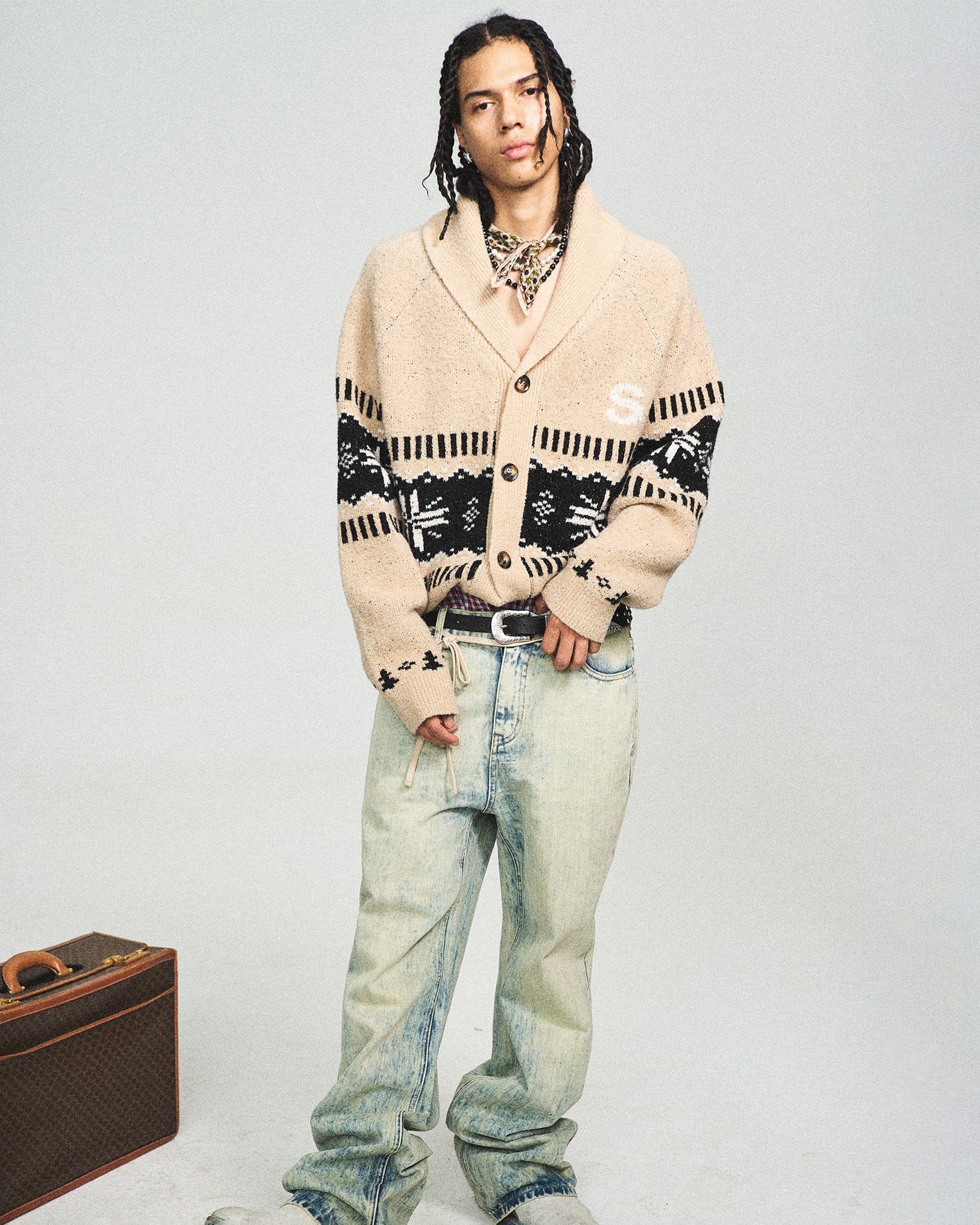 STEEPC Classic Knitted Cardigan, premium urban and streetwear designers apparel on PROJECTISR.com, STEEPC