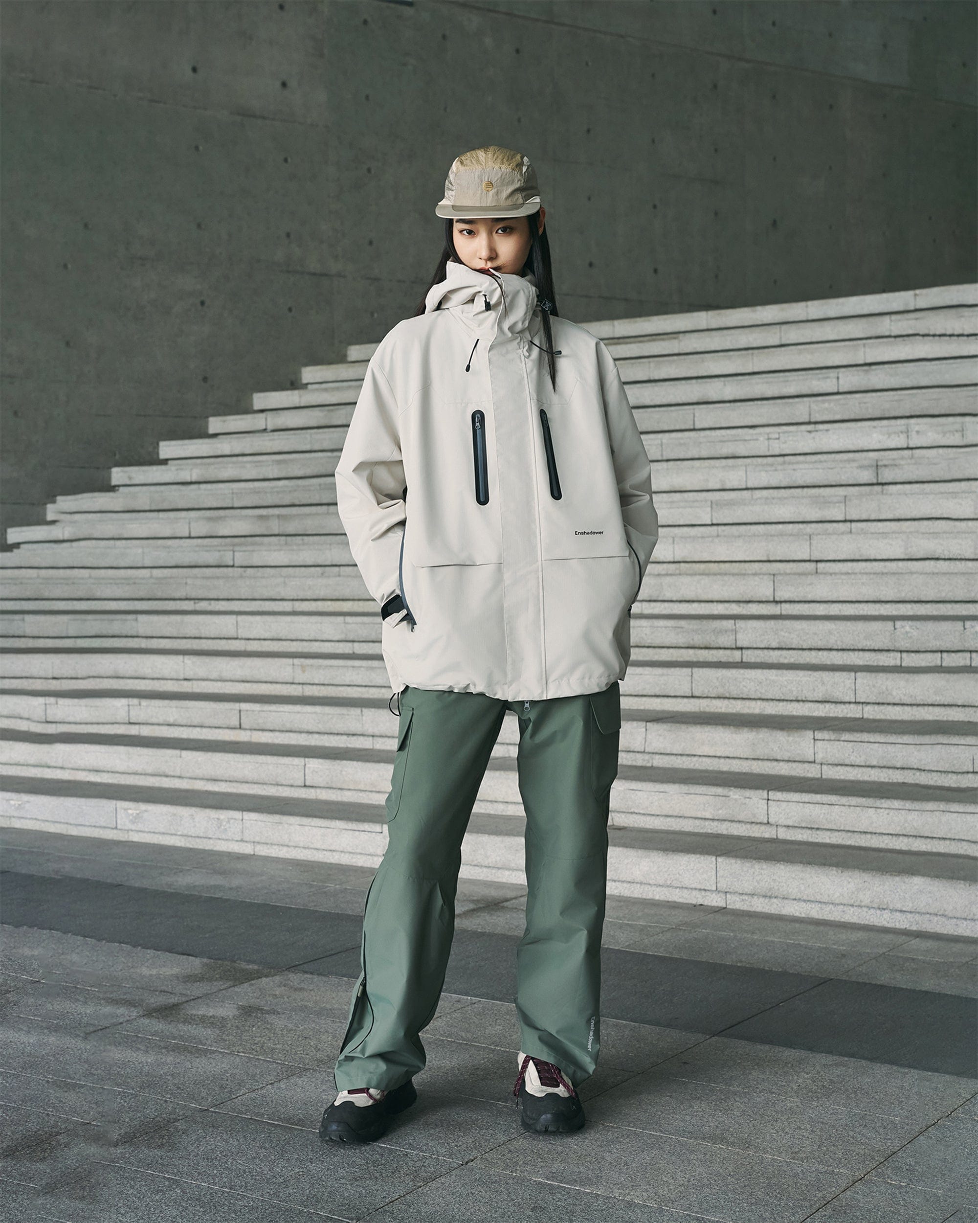 ENSHADOWER Waterproof Pleated Spliced Multi-pocket Pants, premium urban and streetwear designers apparel on PROJECTISR.com, ENSHADOWER