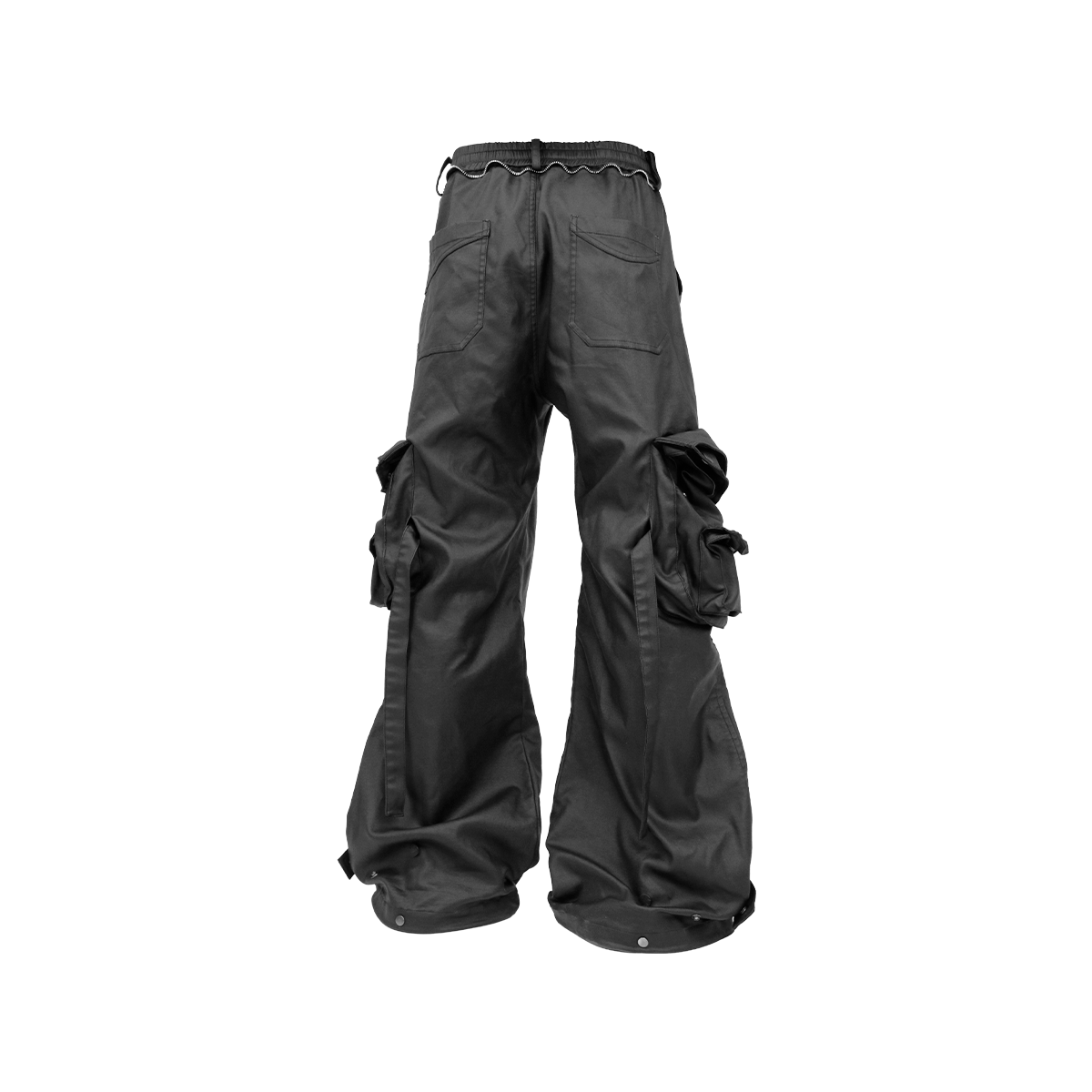 RELABEL Waxed Utility Drawstring Cargo, premium urban and streetwear designers apparel on PROJECTISR.com, RELABEL
