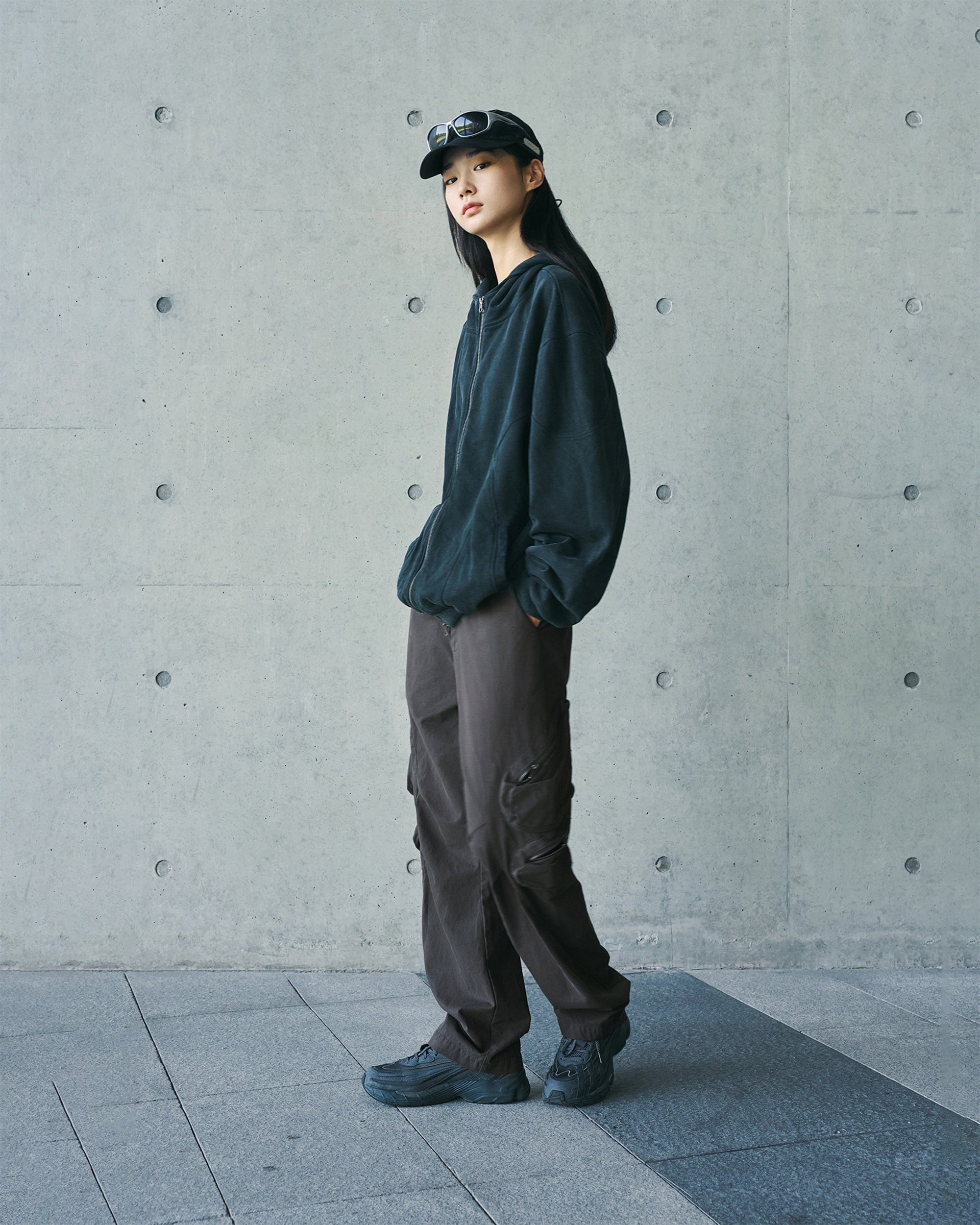 ENSHADOWER Modern Pleated Zipper Tactical Cargo, premium urban and streetwear designers apparel on PROJECTISR.com, ENSHADOWER