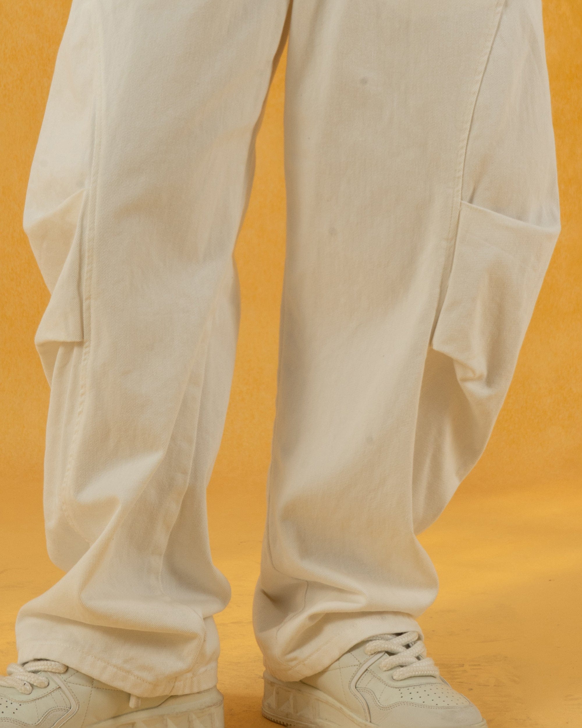 CLP Deconstructed Pleated Button Wide-Leg Pants, premium urban and streetwear designers apparel on PROJECTISR.com, CLP
