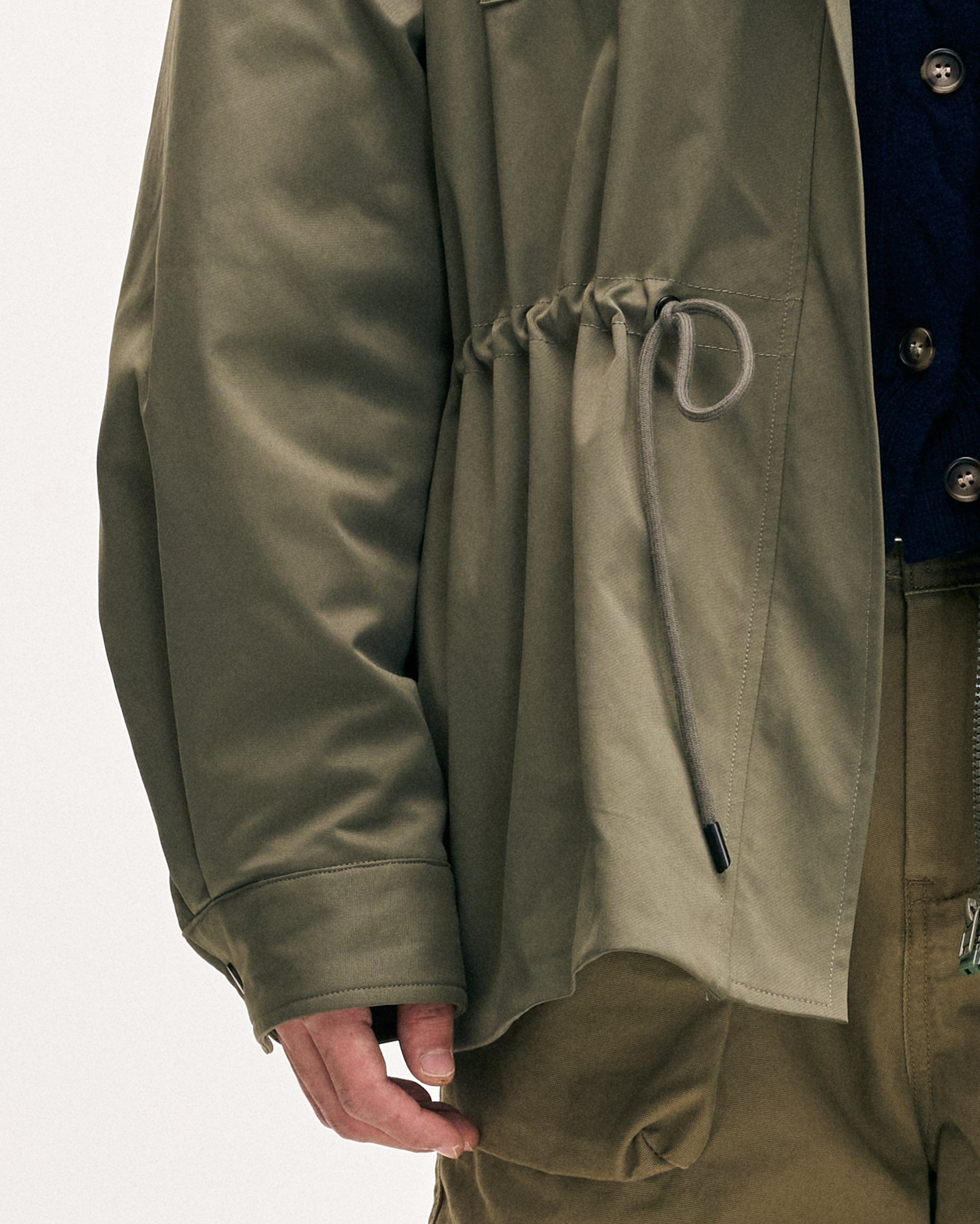 LEONSENSE Classic Detachable Faux-Fur Collar Parka Coat, premium urban and streetwear designers apparel on PROJECTISR.com, LEONSENSE