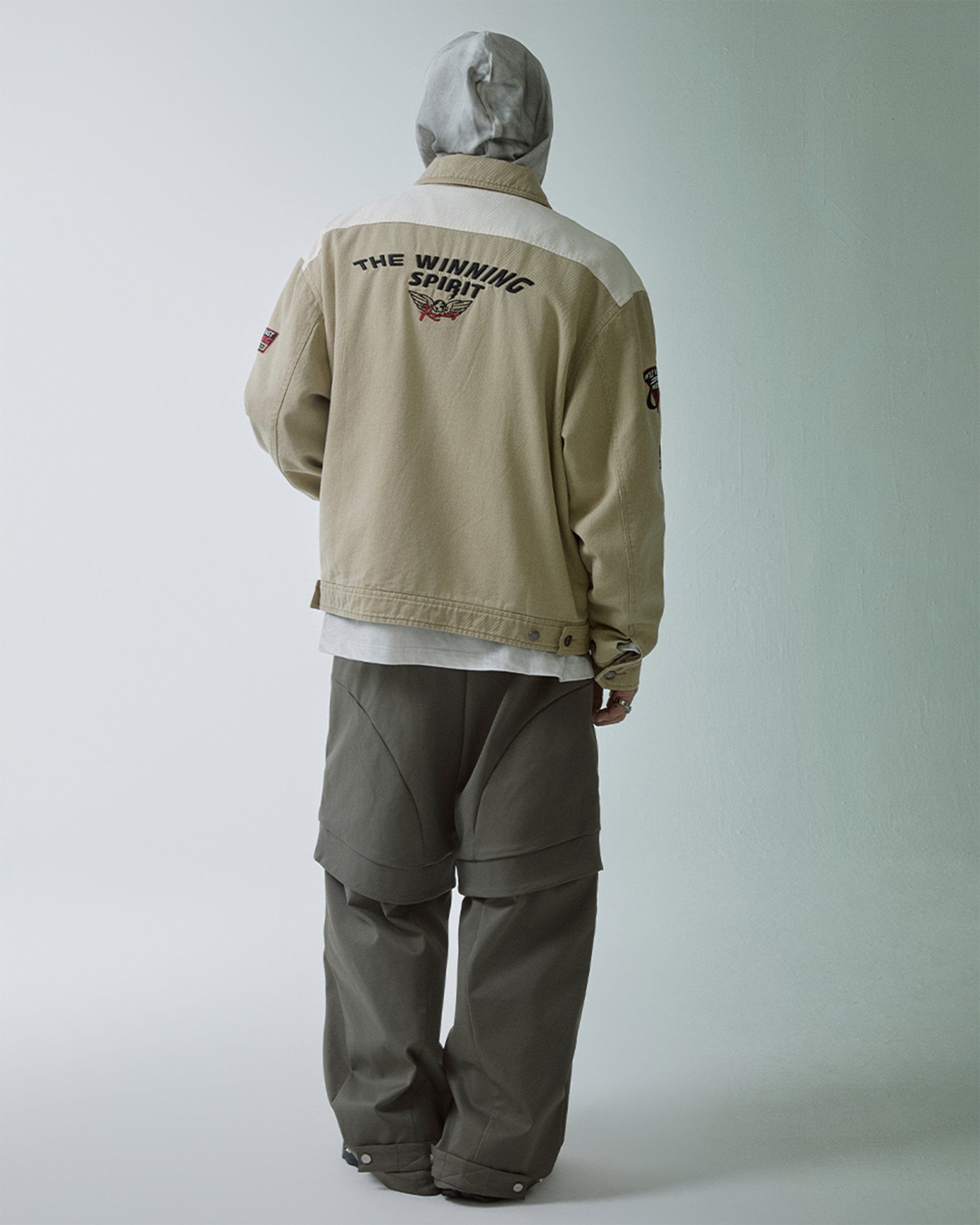 F2CE Modern Deconstructed Double-Knee Rivet Pants, premium urban and streetwear designers apparel on PROJECTISR.com, F2CE