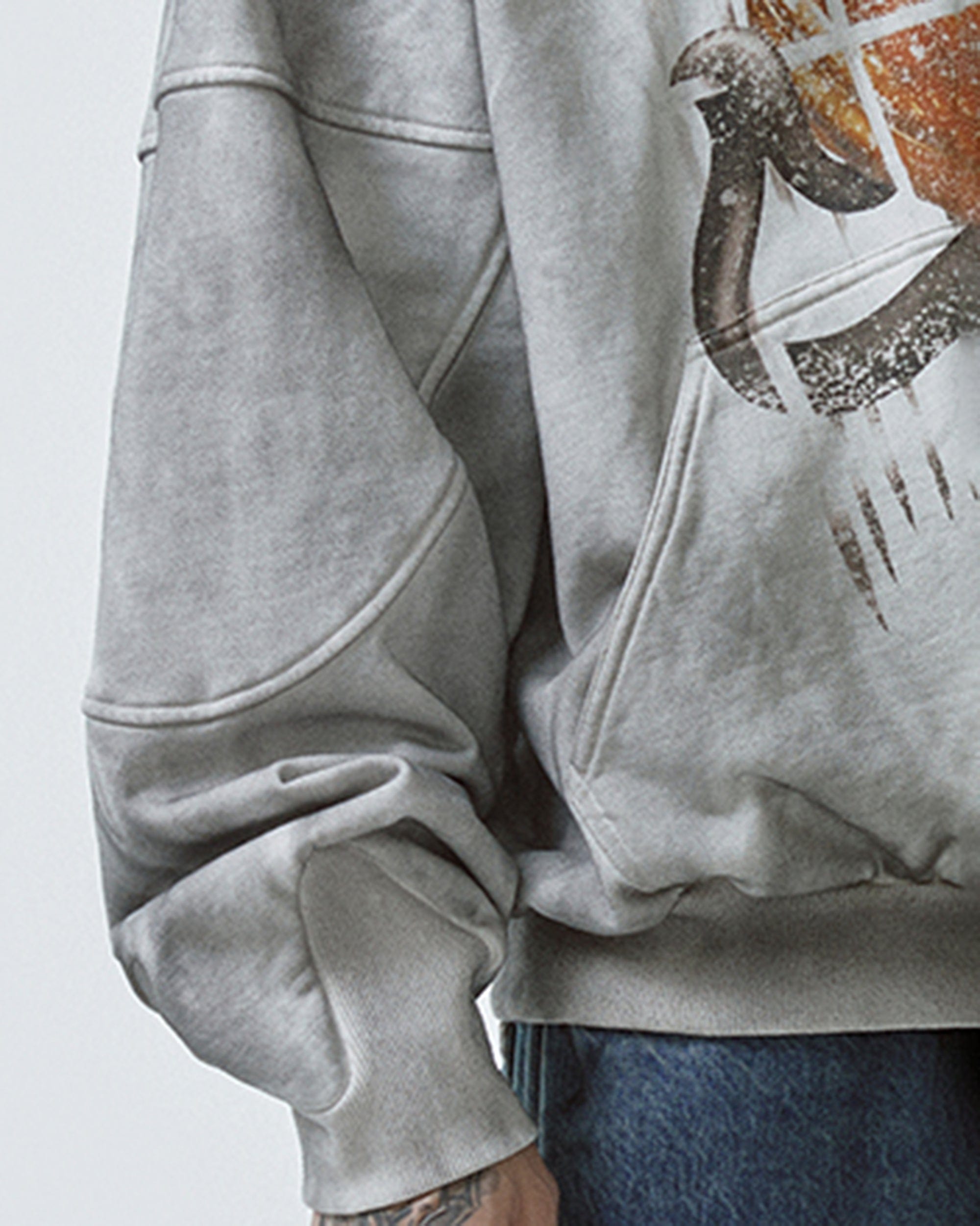 F2CE Retro Deconstructed Snake Hoodie, premium urban and streetwear designers apparel on PROJECTISR.com, F2CE