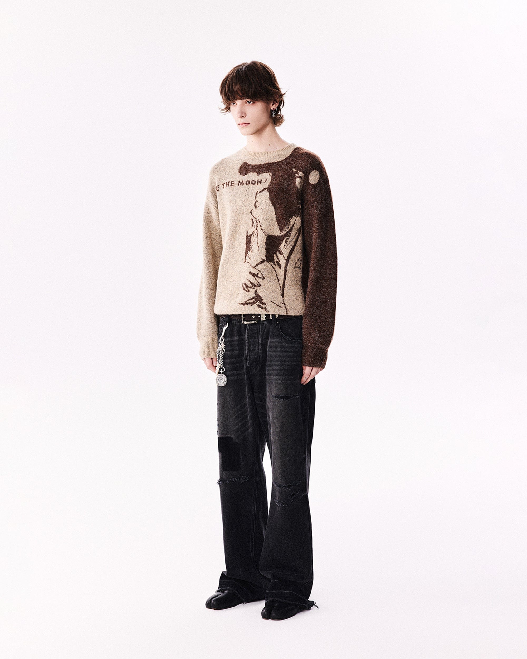 RICHILL USE THE MOON Sweater, premium urban and streetwear designers apparel on PROJECTISR.com, RICHILL