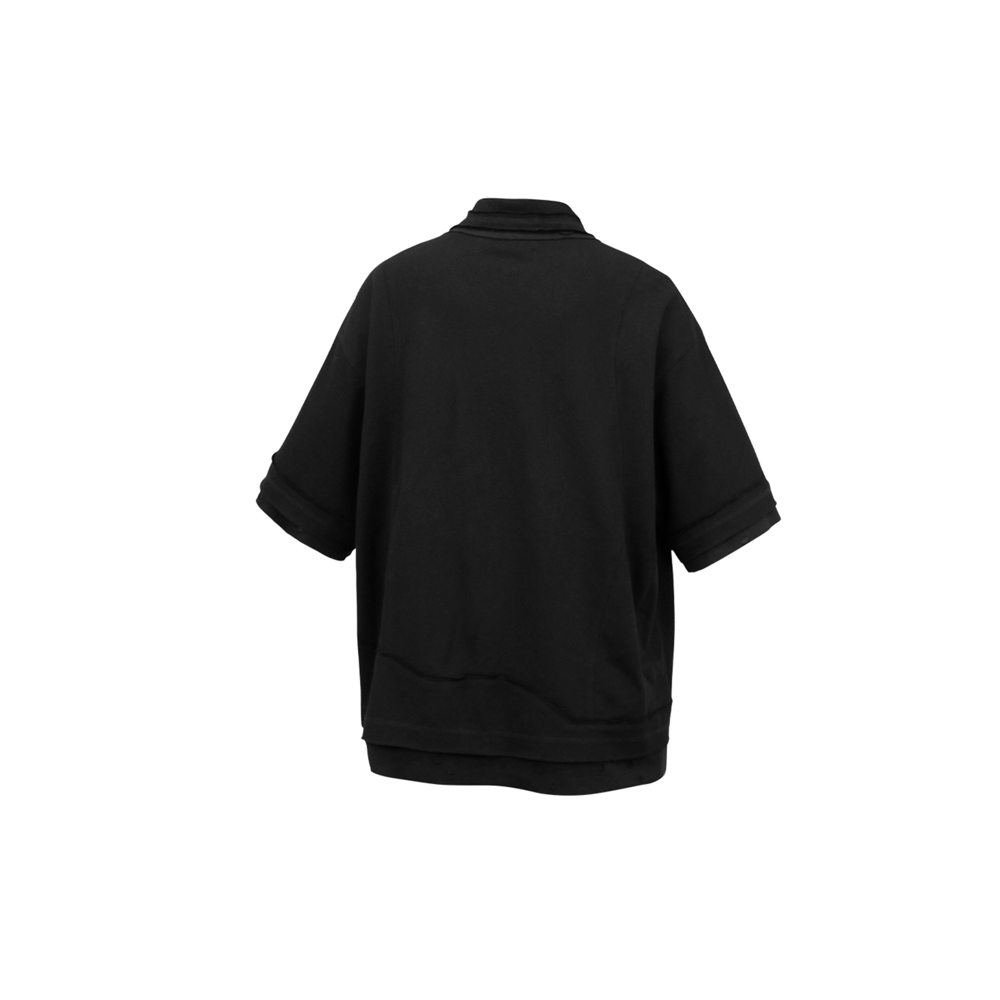 RELABEL Spliced Embroidered Polo Shirt, premium urban and streetwear designers apparel on PROJECTISR.com, RELABEL