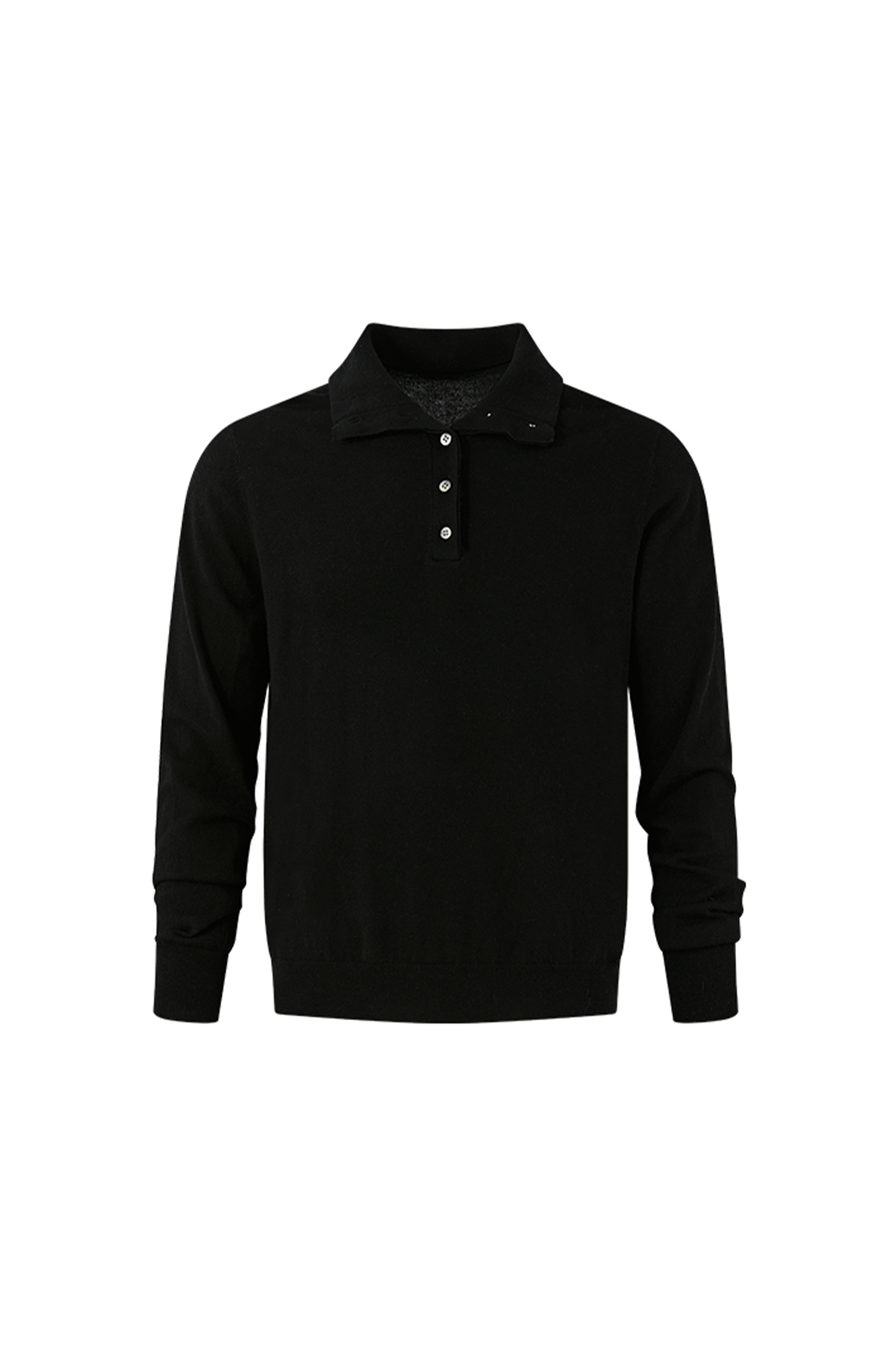 KREATE Double-Collar Wool-Blend Knit Polo, premium urban and streetwear designers apparel on PROJECTISR.com, KREATE