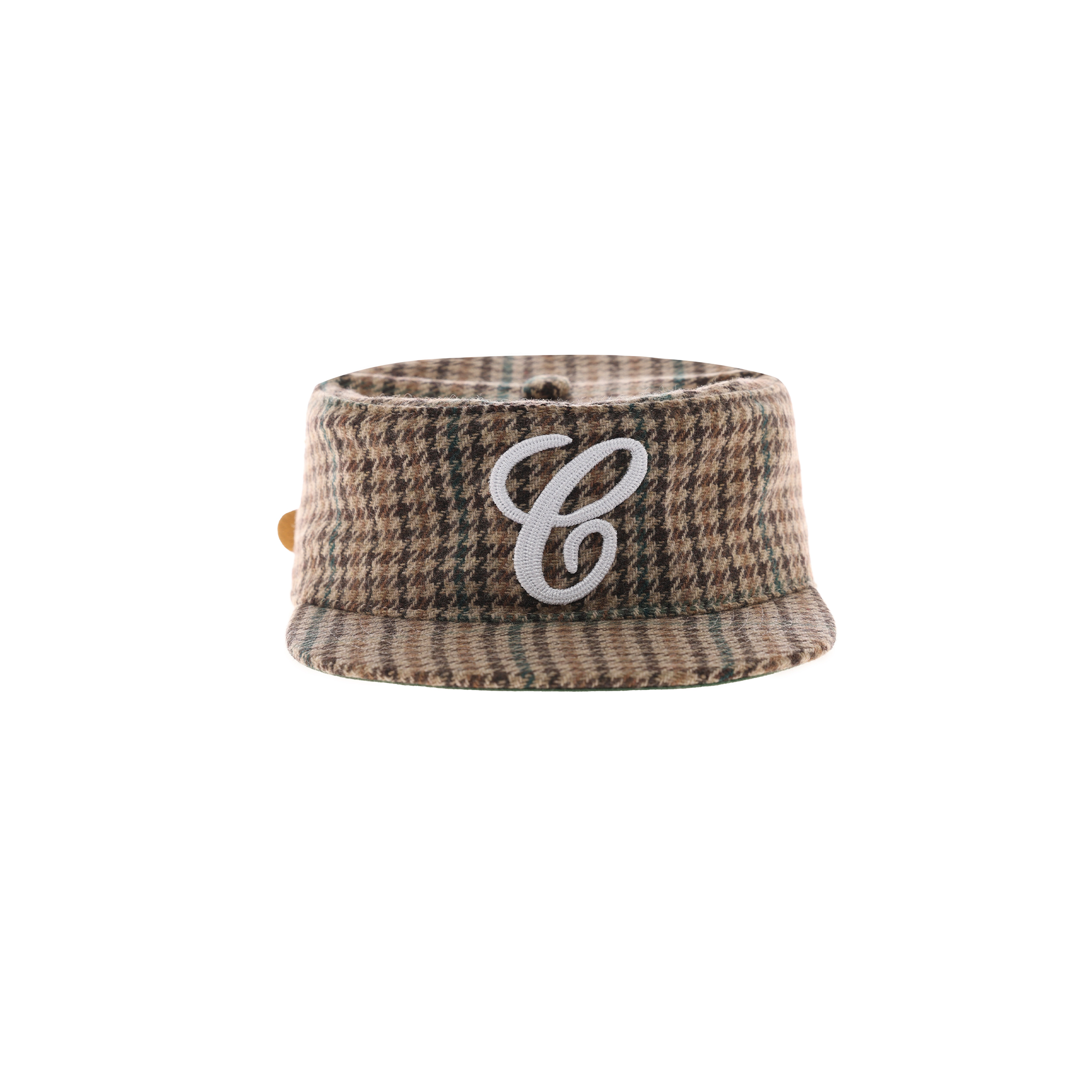 6CRAYON Retro Embroidered Flat-Brim Baseball Cap