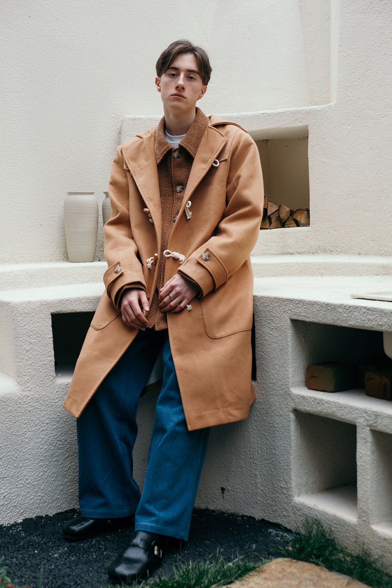 WIID Classic Toggle Wool-Blend Duffle Coat, premium urban and streetwear designers apparel on PROJECTISR.com, WIID