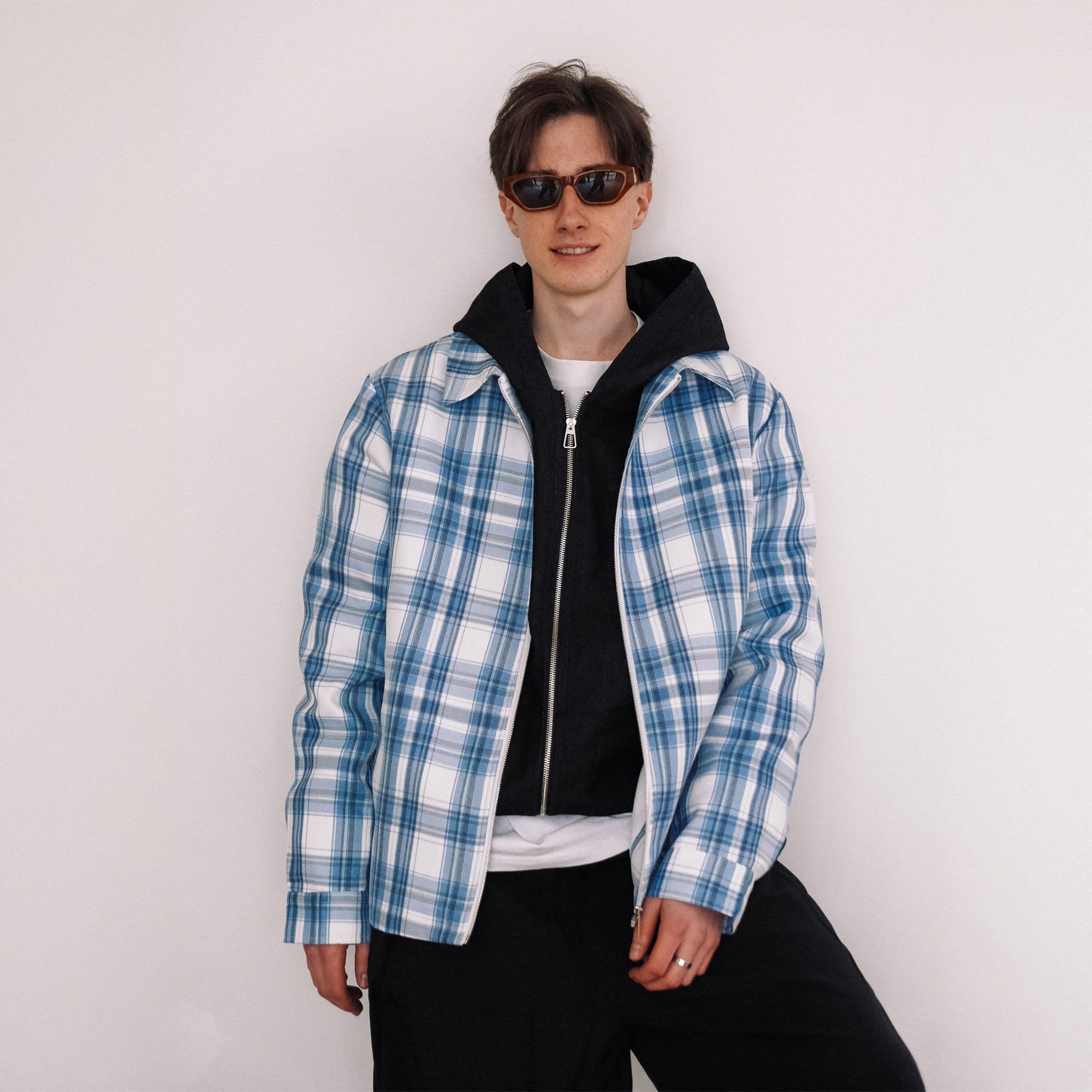 WIID Retro Plaid Jacket, premium urban and streetwear designers apparel on PROJECTISR.com, WIID