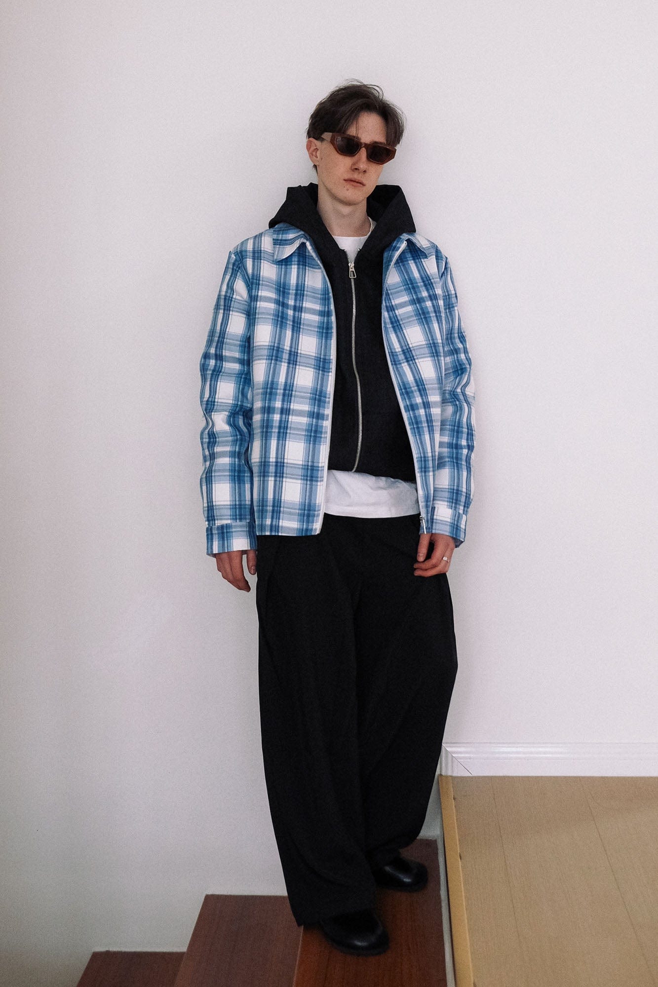 WIID Retro Plaid Jacket, premium urban and streetwear designers apparel on PROJECTISR.com, WIID