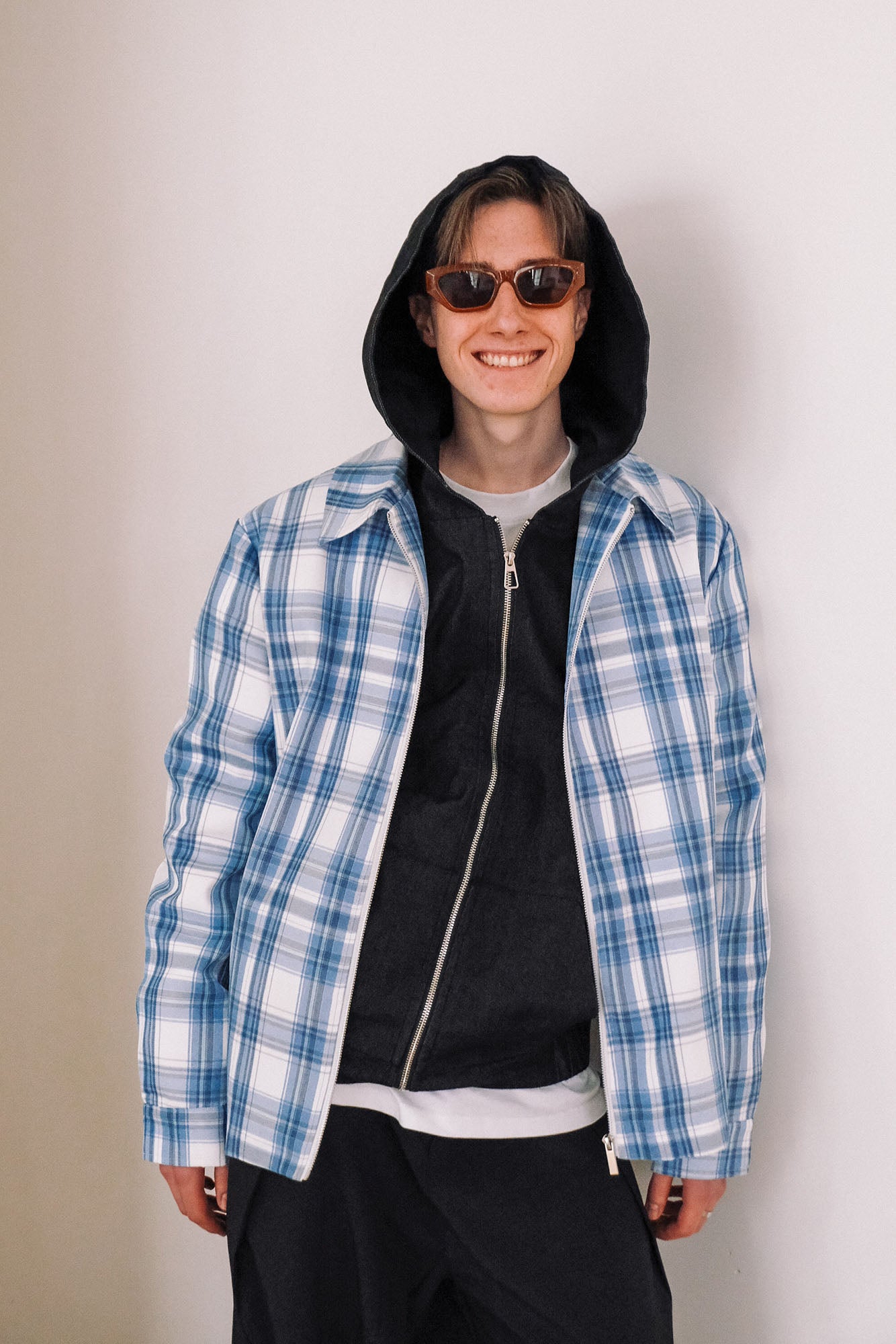 WIID Retro Plaid Jacket, premium urban and streetwear designers apparel on PROJECTISR.com, WIID