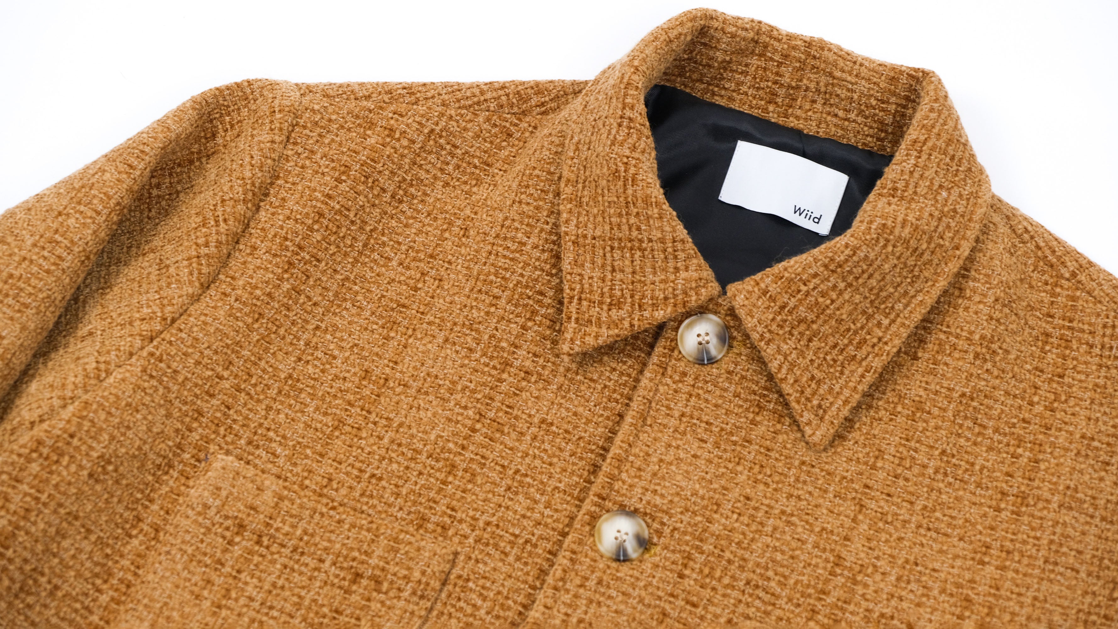 WIID Bouclé Utility Jacket, premium urban and streetwear designers apparel on PROJECTISR.com, WIID