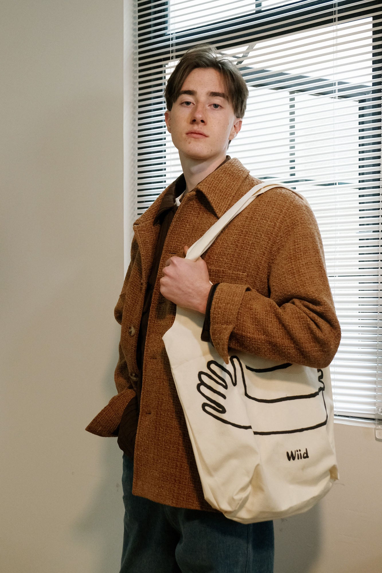 WIID Bouclé Utility Jacket, premium urban and streetwear designers apparel on PROJECTISR.com, WIID