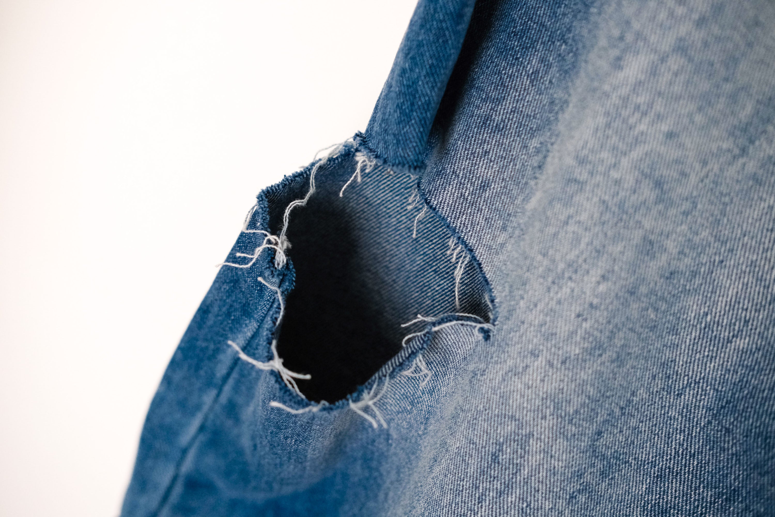 WIID Distressed Knee-Slit Straight-Leg Jeans, premium urban and streetwear designers apparel on PROJECTISR.com, WIID