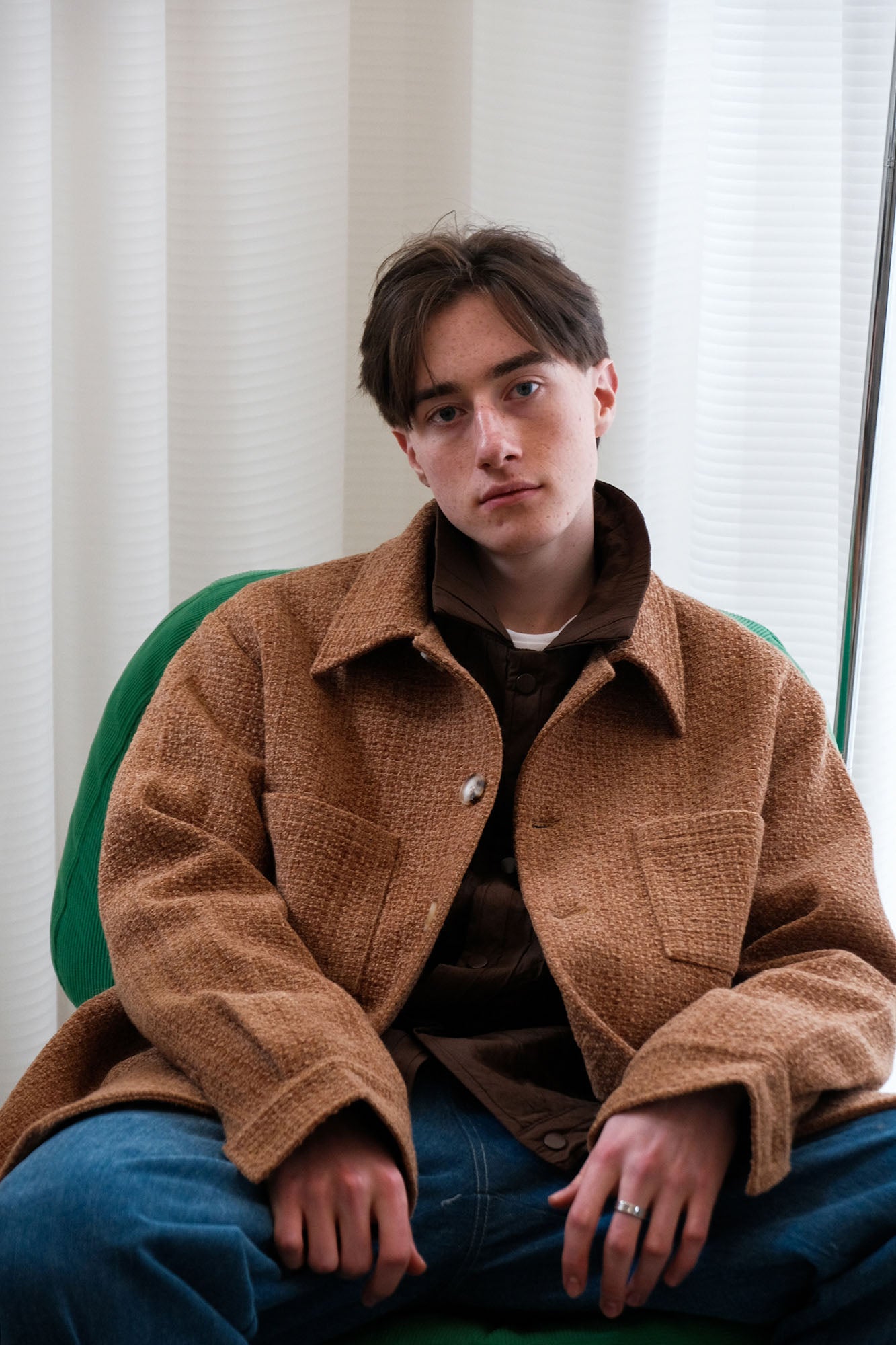 WIID Bouclé Utility Jacket, premium urban and streetwear designers apparel on PROJECTISR.com, WIID