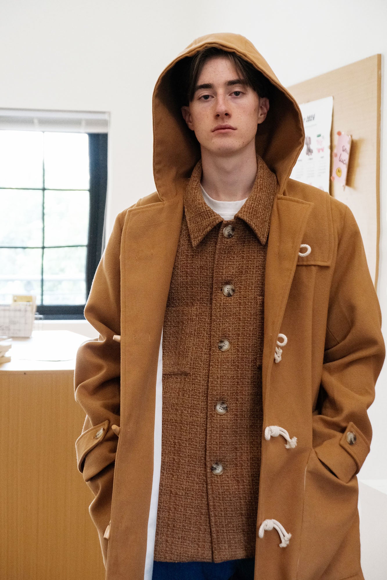 WIID Classic Toggle Wool-Blend Duffle Coat, premium urban and streetwear designers apparel on PROJECTISR.com, WIID