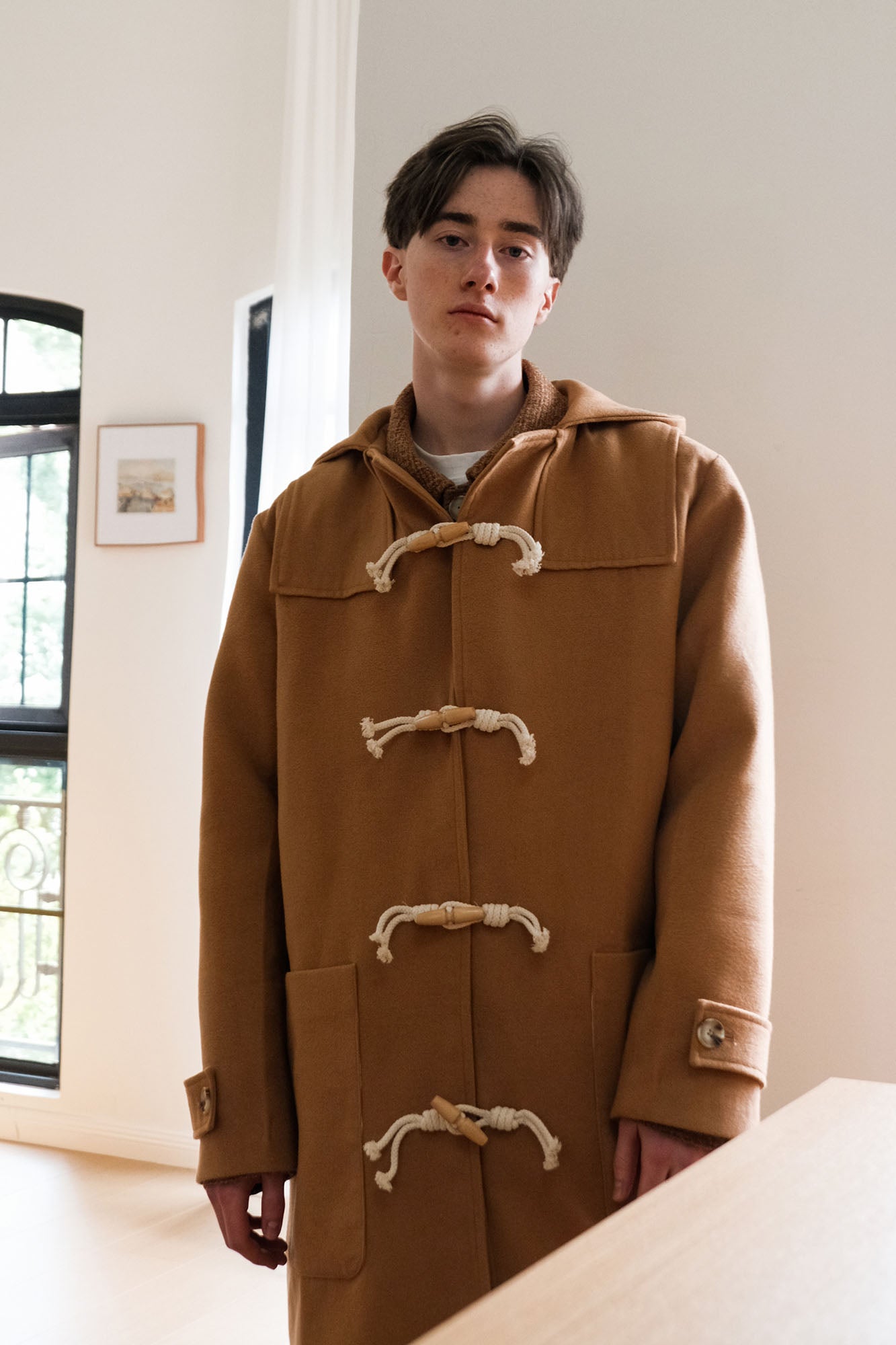 WIID Classic Toggle Wool-Blend Duffle Coat, premium urban and streetwear designers apparel on PROJECTISR.com, WIID