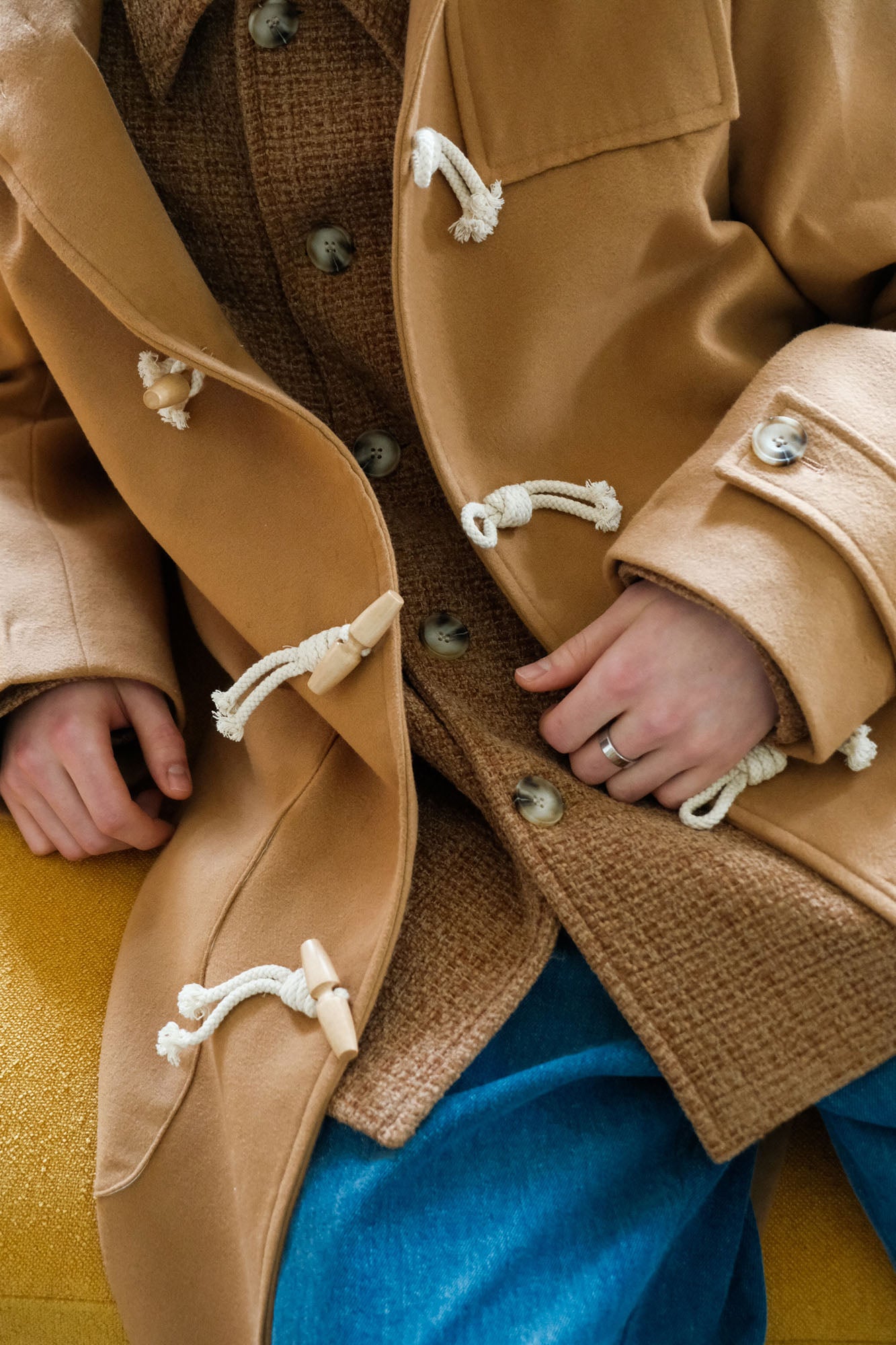 WIID Classic Toggle Wool-Blend Duffle Coat, premium urban and streetwear designers apparel on PROJECTISR.com, WIID