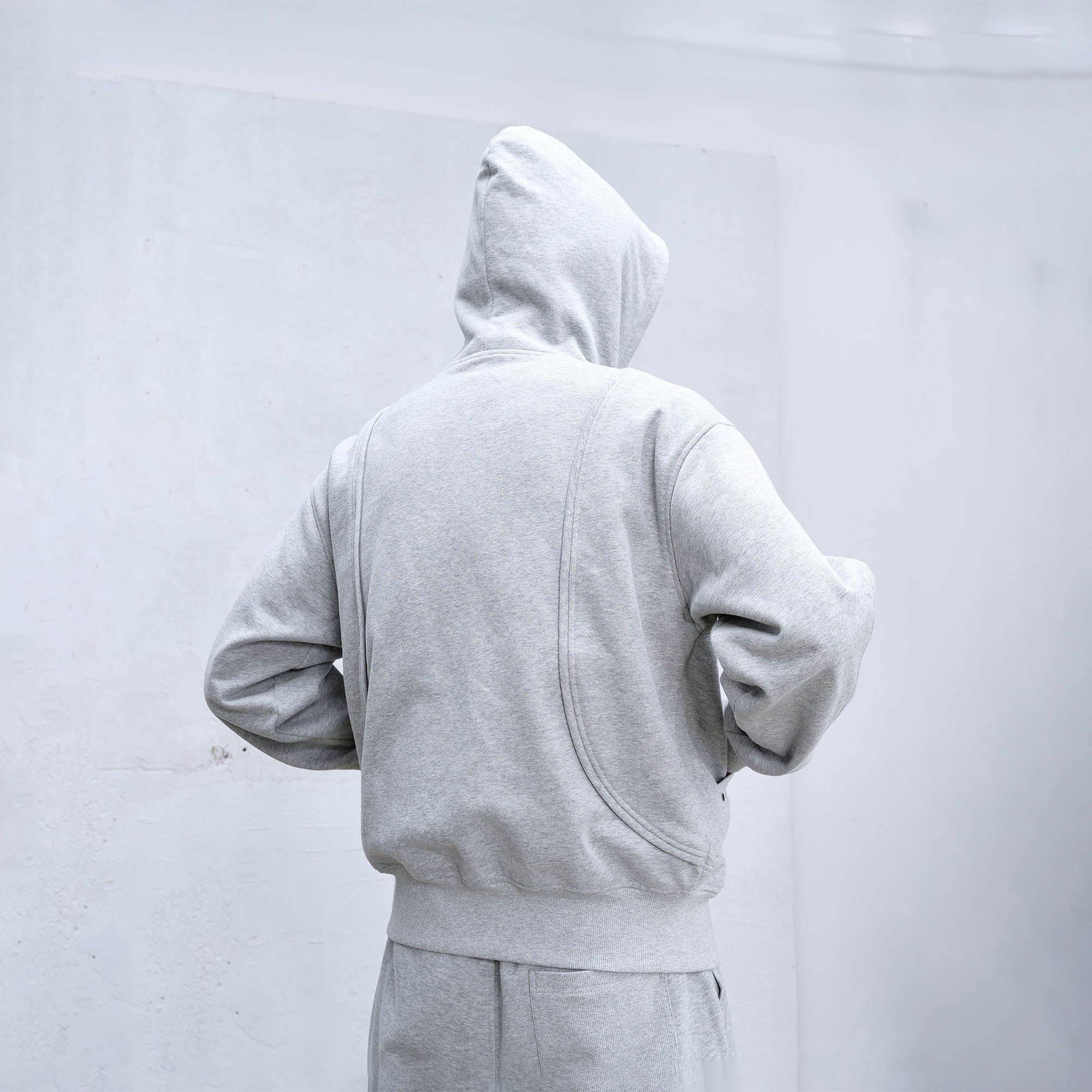 CATSSTAC Arc Panel Dual-Zip Hoodie, premium urban and streetwear designers apparel on PROJECTISR.com, CATSSTAC