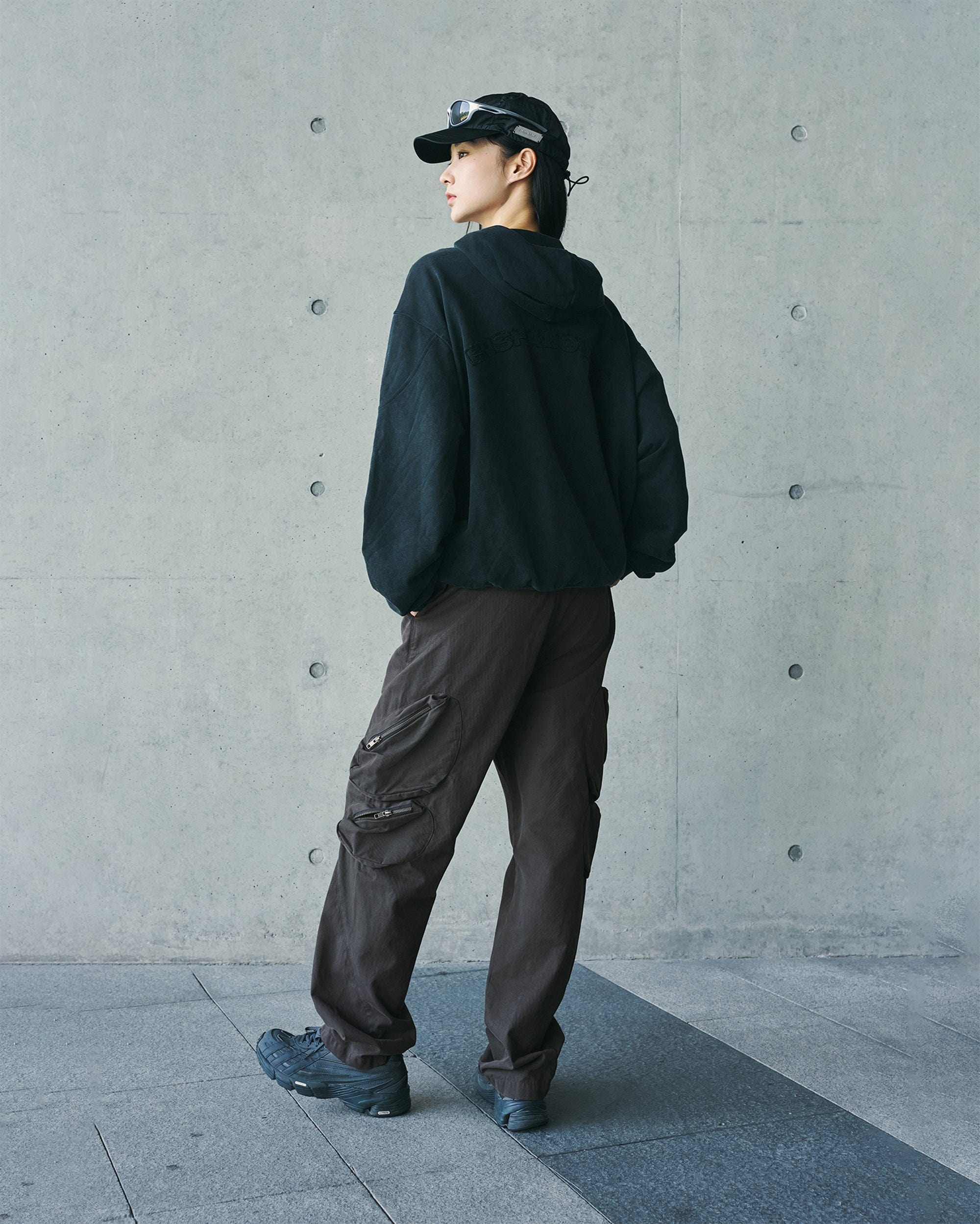 ENSHADOWER Modern Pleated Zipper Tactical Cargo, premium urban and streetwear designers apparel on PROJECTISR.com, ENSHADOWER