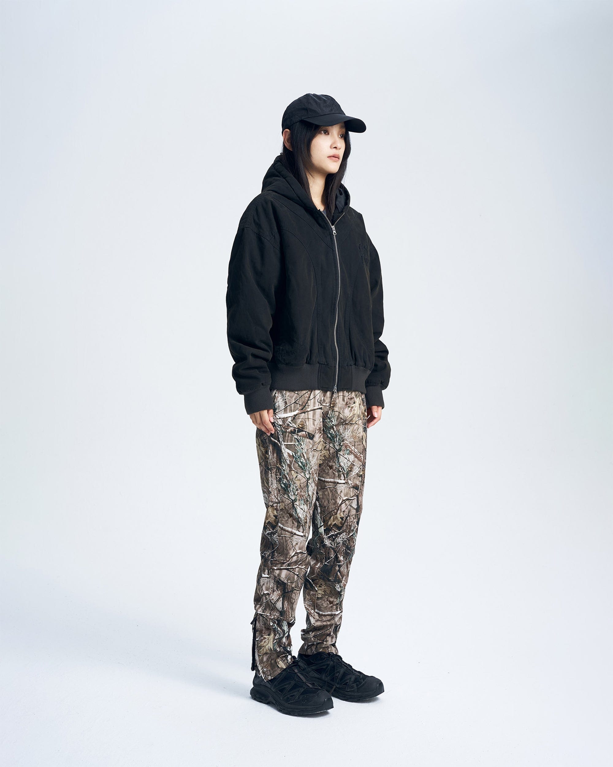 ENSHADOWER Wood Camo Hiking Pants, premium urban and streetwear designers apparel on PROJECTISR.com, ENSHADOWER