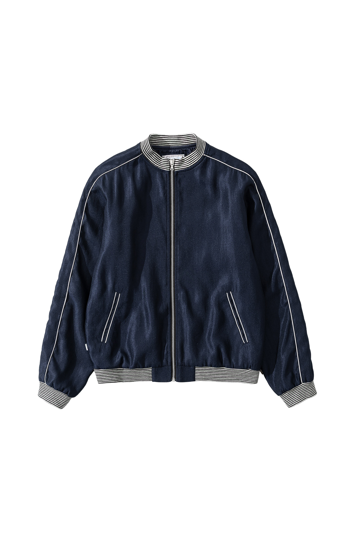 URBAN+FOREST Satin Souvenir Baseball Jacket, premium urban and streetwear designers apparel on PROJECTISR.com, URBAN+FOREST