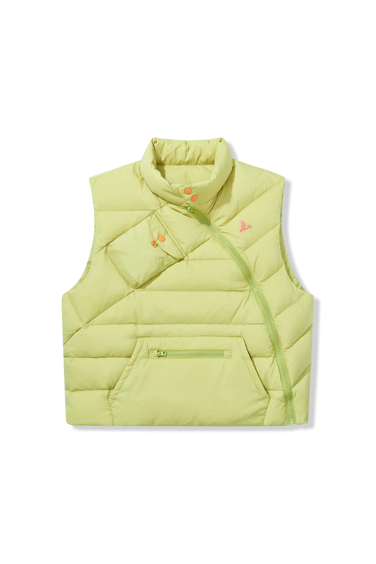 HALCYON Asymmetric Down Puffer Vest
