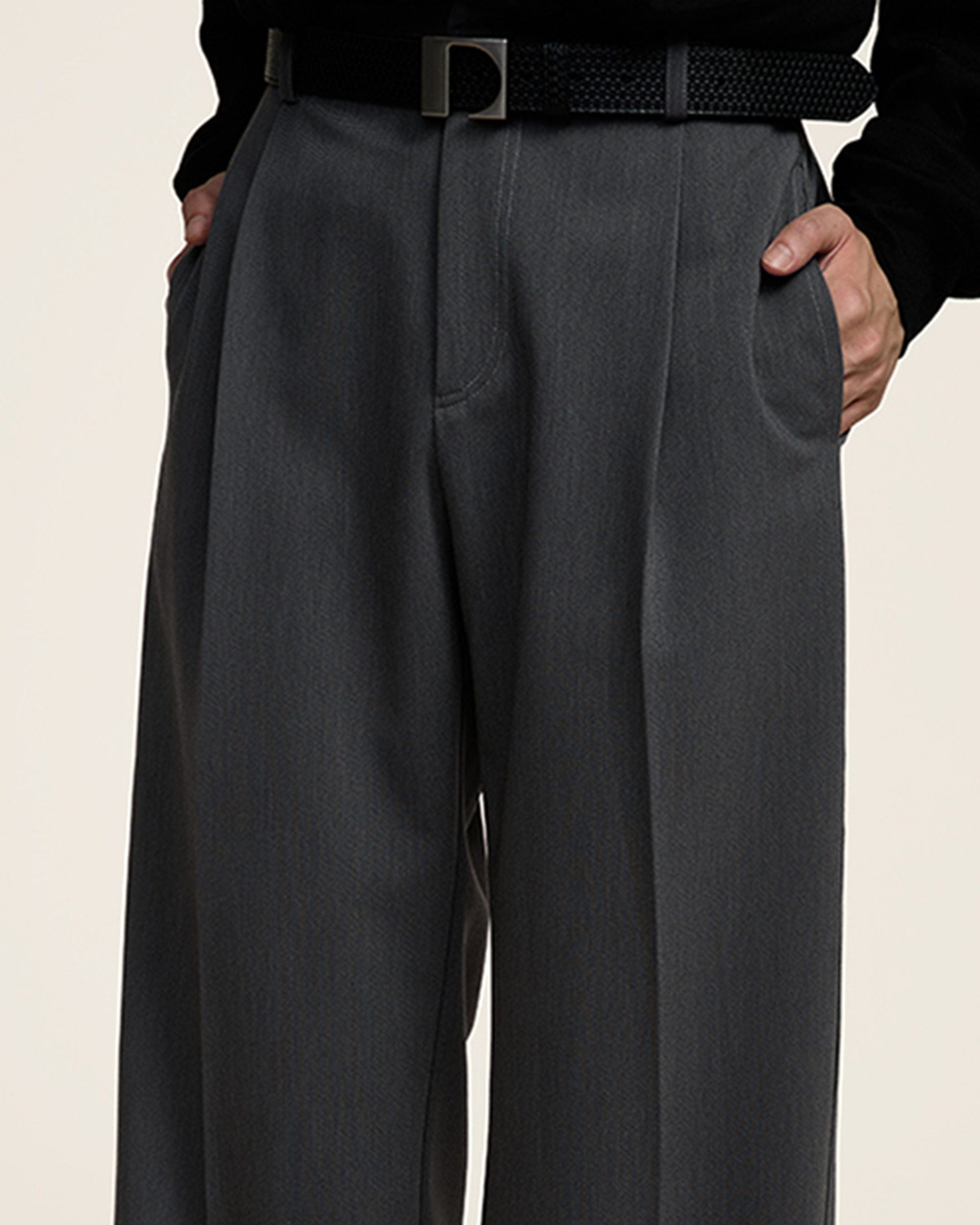 OPICLOTH Classic 90S Wrinkle-Free Trousers, premium urban and streetwear designers apparel on PROJECTISR.com, OPICLOTH
