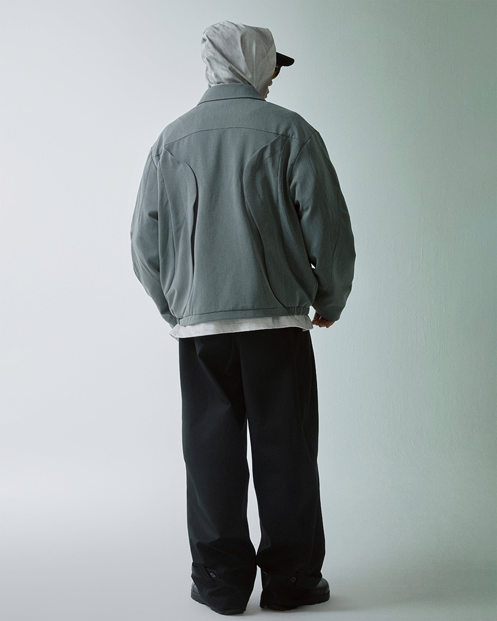F2CE Deconstructed Layered Zip-Up Jacket, premium urban and streetwear designers apparel on PROJECTISR.com, F2CE