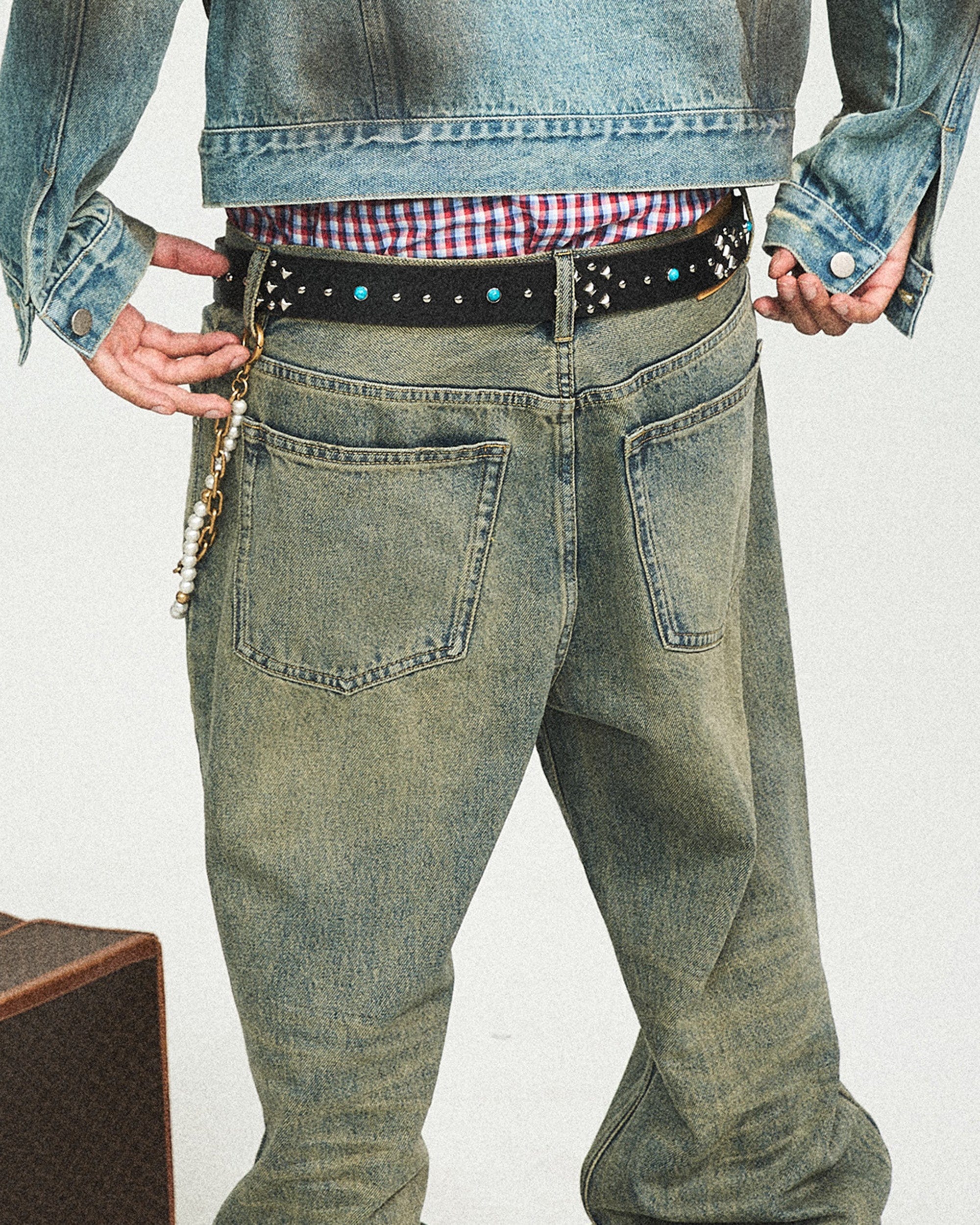 STEEPC The Classic Washed Flared Jeans, premium urban and streetwear designers apparel on PROJECTISR.com, STEEPC
