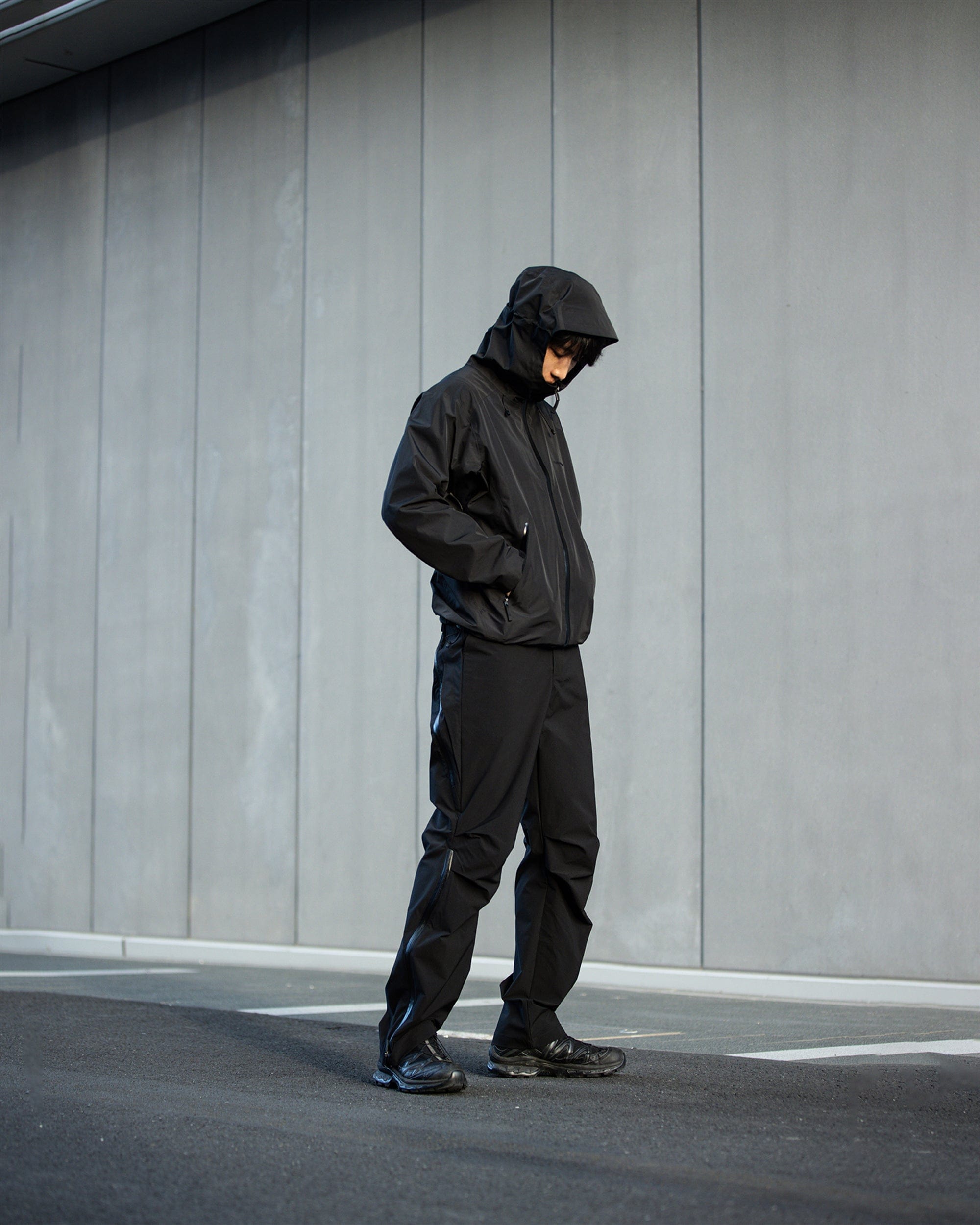 ENSHADOWER Modern Pleated City Pants, premium urban and streetwear designers apparel on PROJECTISR.com, ENSHADOWER