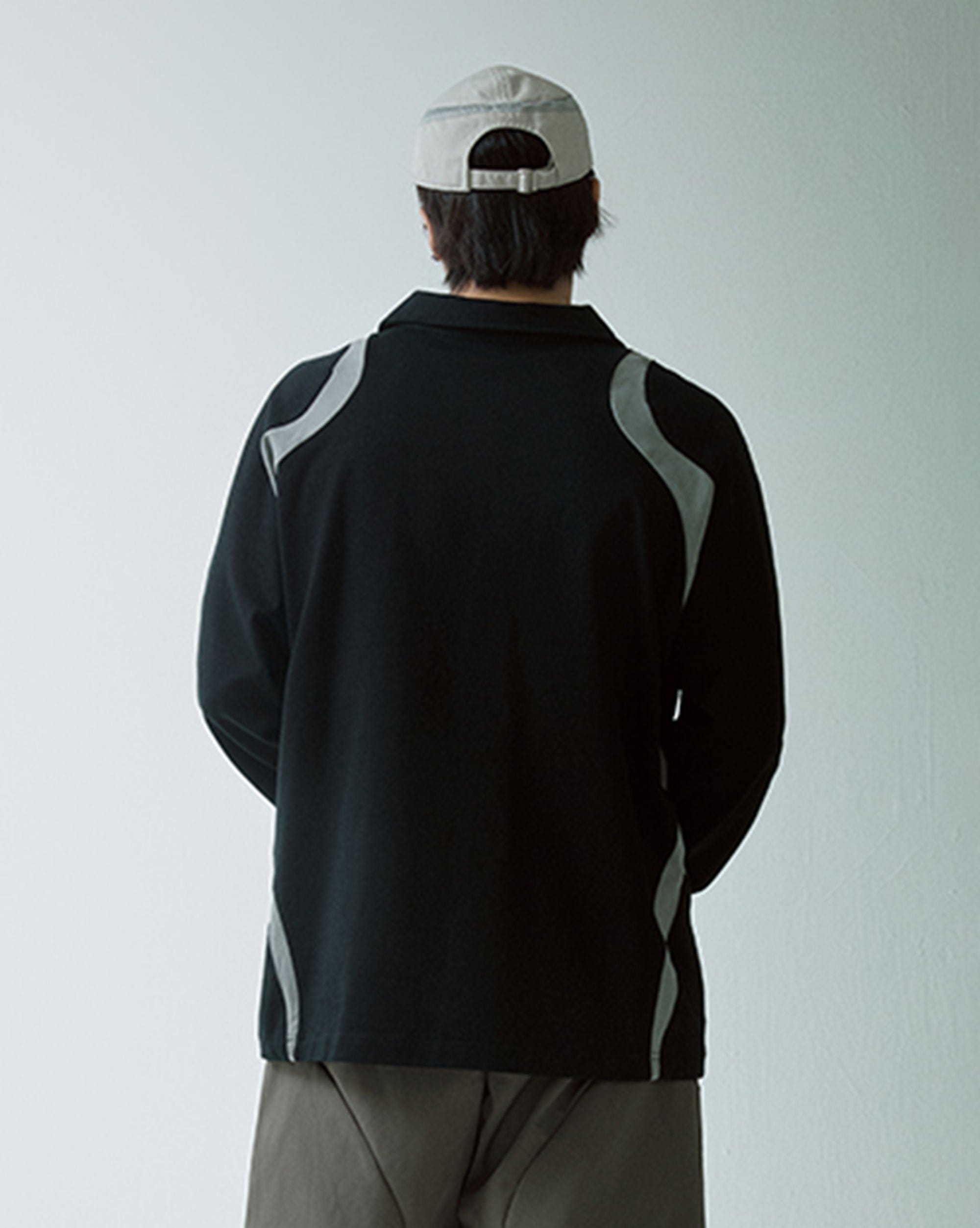 F2CE Retro Deconstructed Raglan Long-Sleeve Tee, premium urban and streetwear designers apparel on PROJECTISR.com, F2CE
