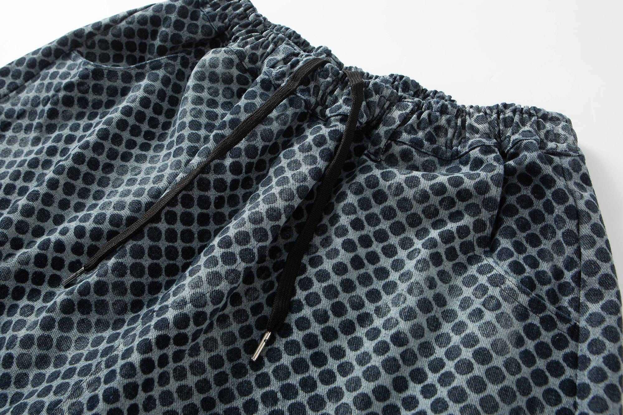 ME DA IGUAL Washed Dot Full-Print Harem Pants, premium urban and streetwear designers apparel on PROJECTISR.com, ME DA IGUAL