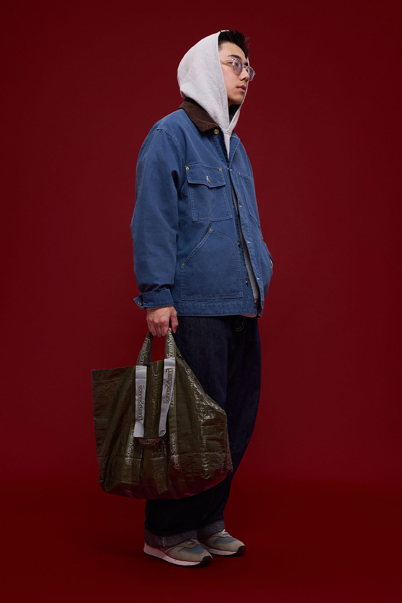 BANANA CLUB Contrast Collar Stitch Utility Jacket, premium urban and streetwear designers apparel on PROJECTISR.com, BANANA CLUB