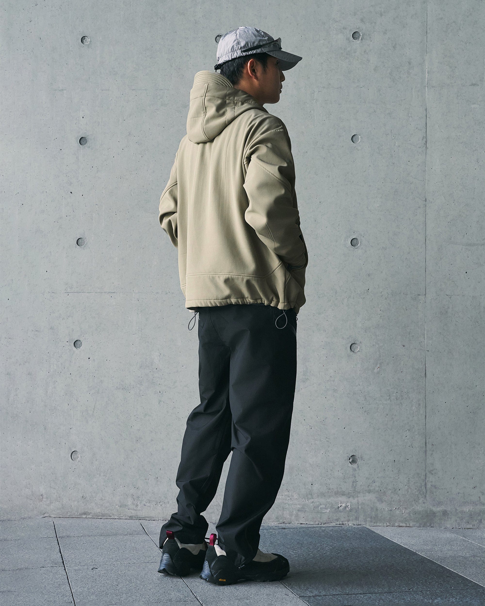 ENSHADOWER Deconstructed Asymmetrical Windbreaker, premium urban and streetwear designers apparel on PROJECTISR.com, ENSHADOWER