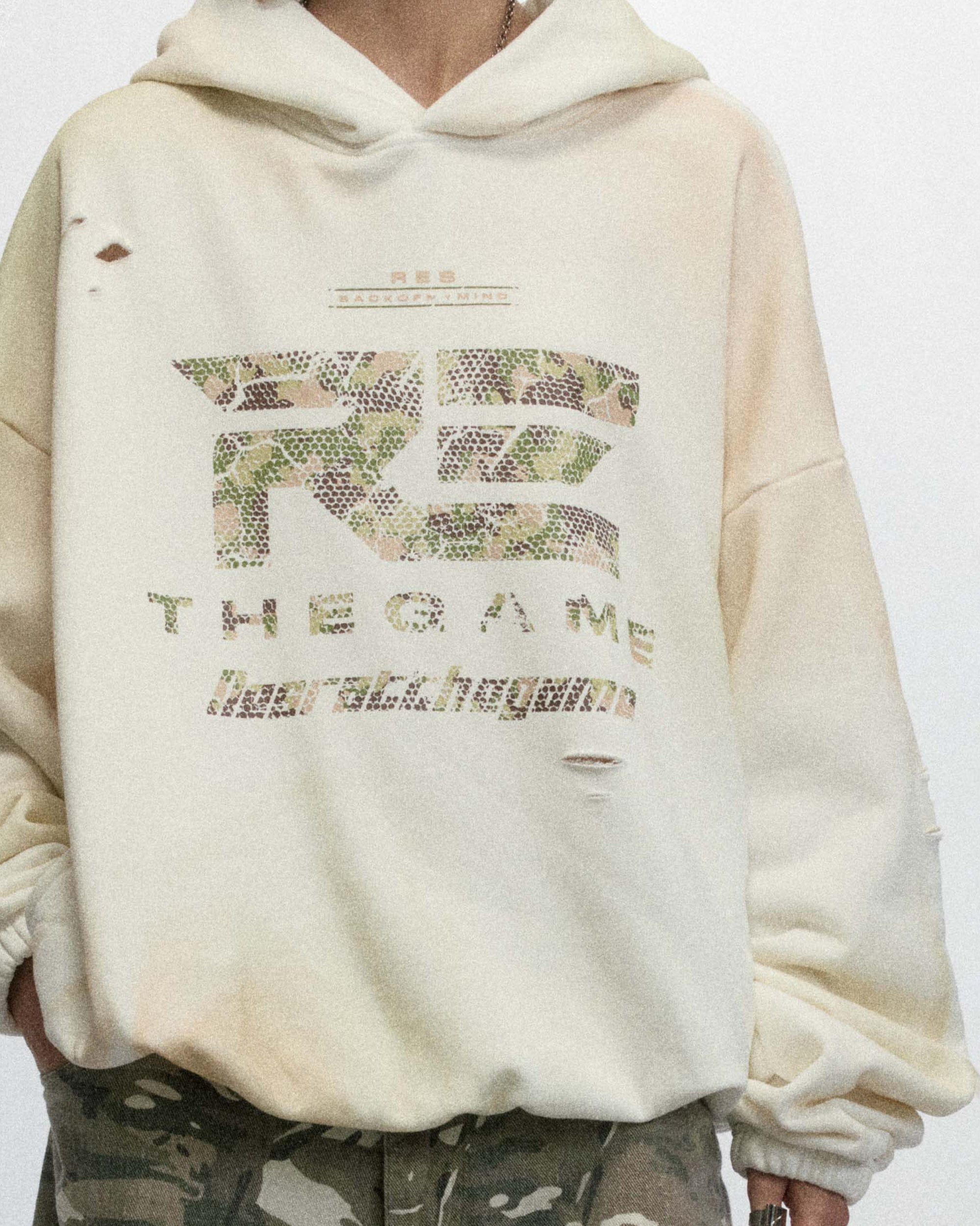 OVDY The Game Distressed Hoodie, premium urban and streetwear designers apparel on PROJECTISR.com, OVDY