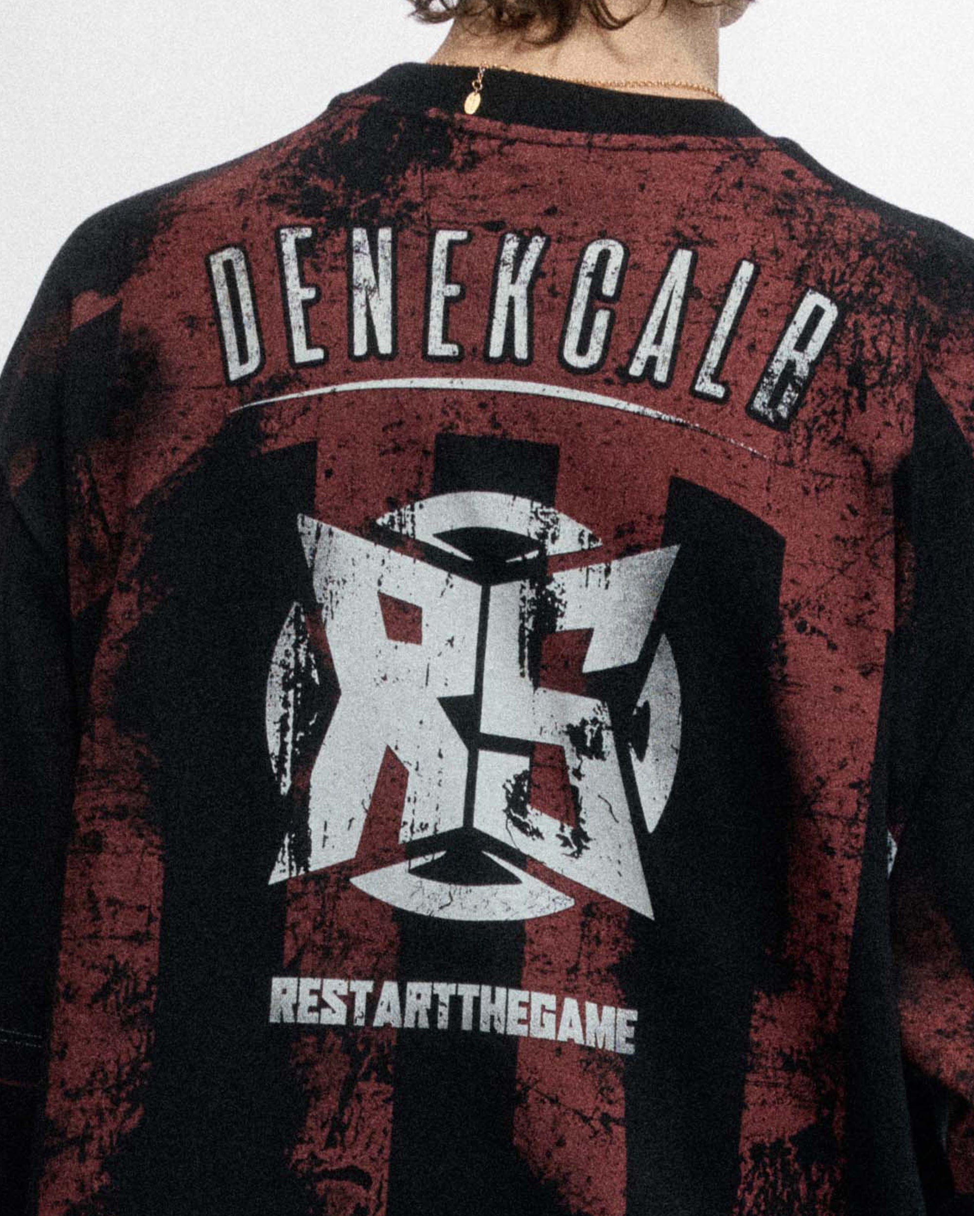 OVDY Retro Distressed Long-Sleeve Jersey
