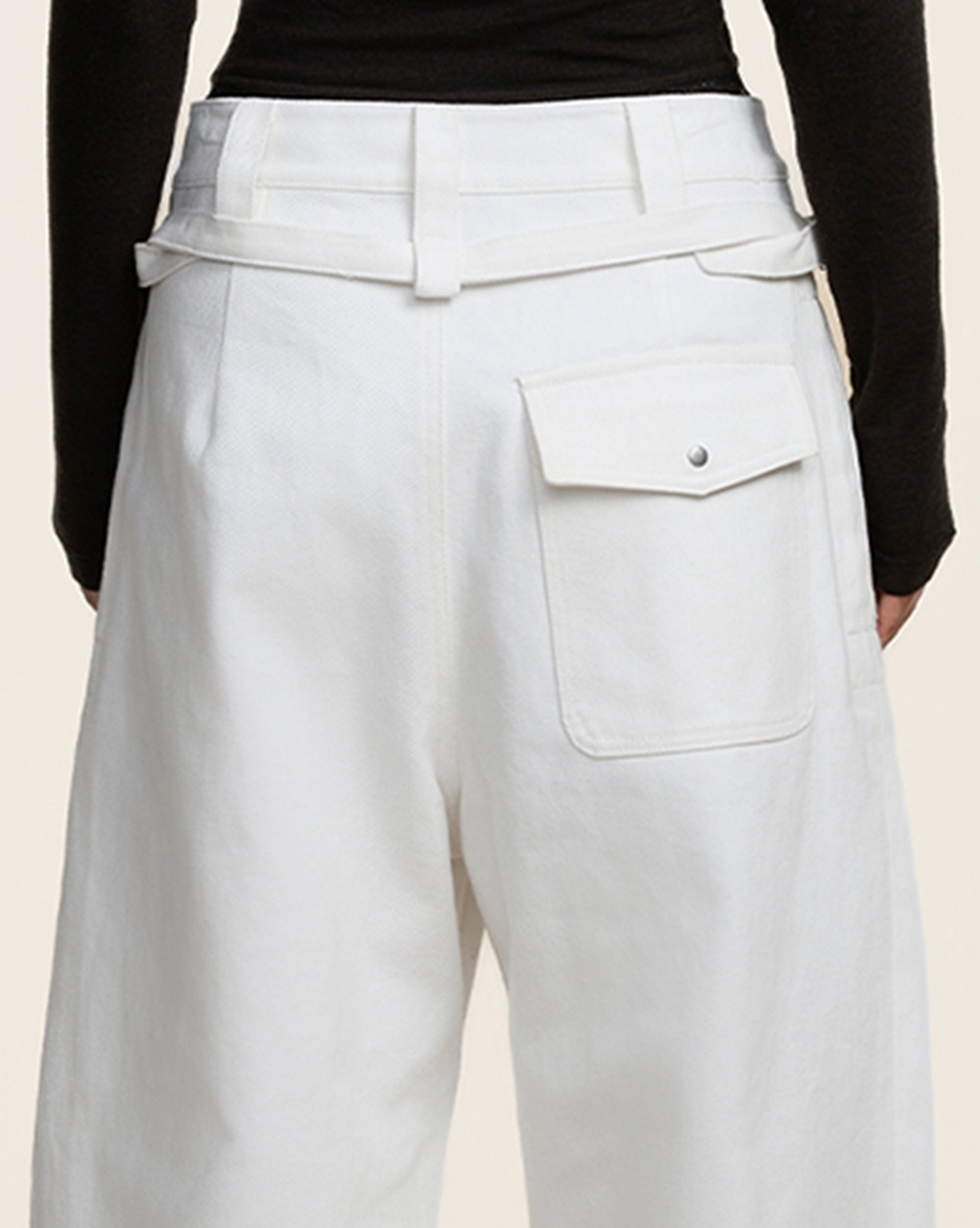 OPICLOTH Crinkled Wide-Leg Pants, premium urban and streetwear designers apparel on PROJECTISR.com, OPICLOTH
