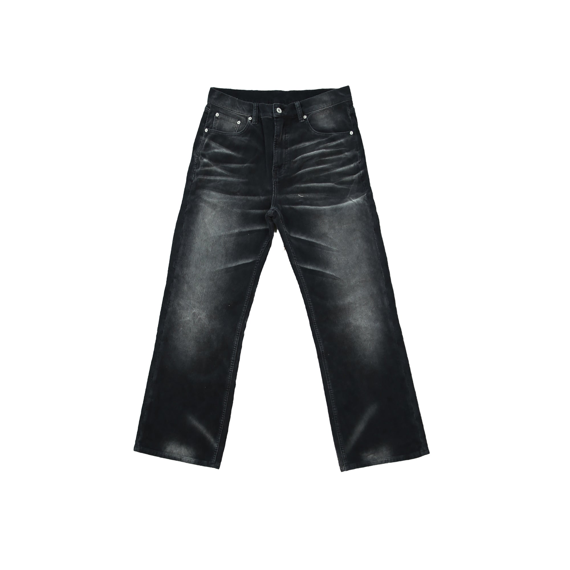 TRECLUB Washed Straight-Leg Corduroy Trousers, premium urban and streetwear designers apparel on PROJECTISR.com, TRECLUB