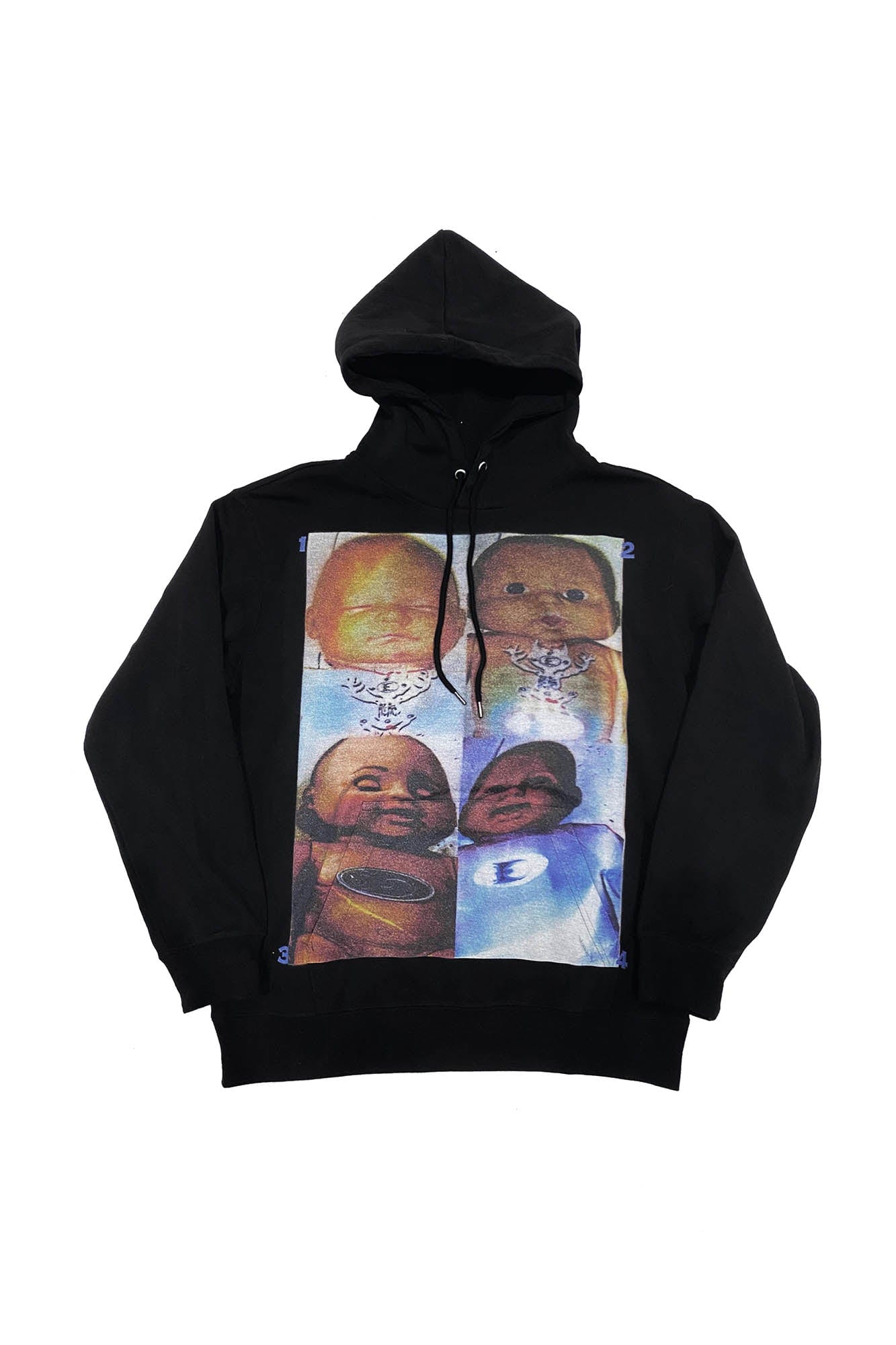 EMBRYO Four Baby Graphics Hoodie, premium urban and streetwear designers apparel on PROJECTISR.com, EMBRYO