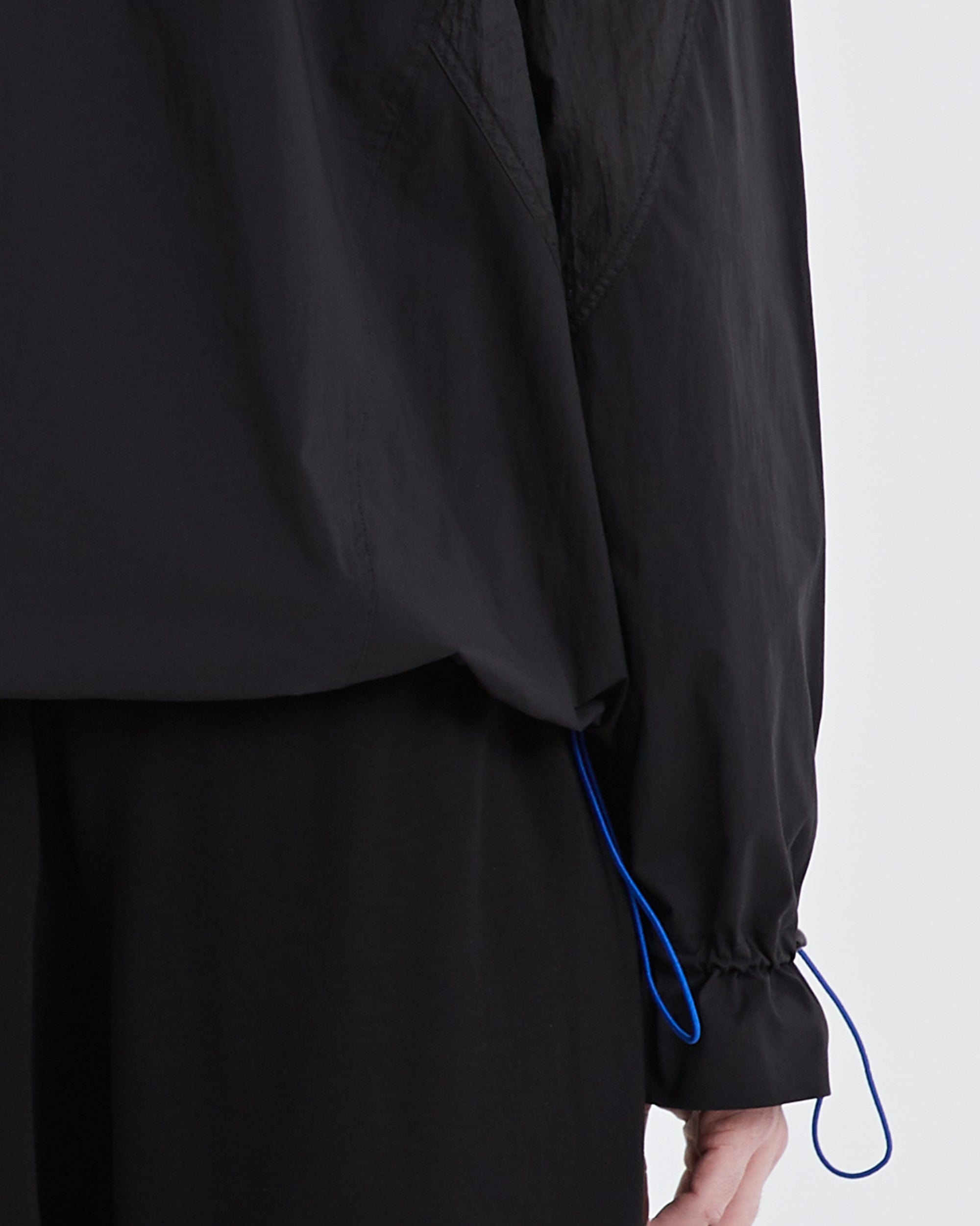 ORGANIC EMOTION Modern Drawstring Asymmetrical Jacket