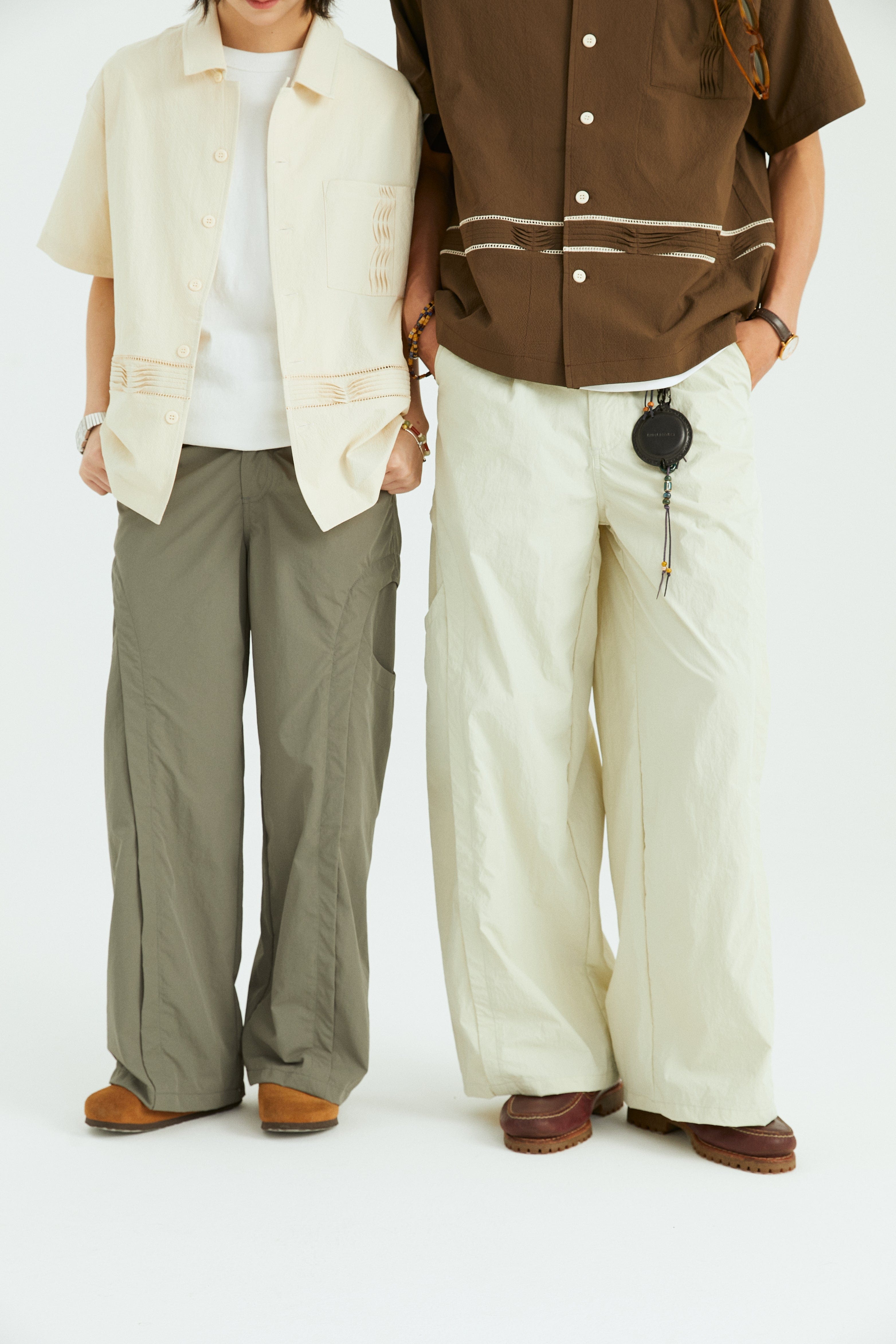 ONADAILYBASIS Curved-Pocket Paneled Utility Pants, premium urban and streetwear designers apparel on PROJECTISR.com, ONADAILYBASIS