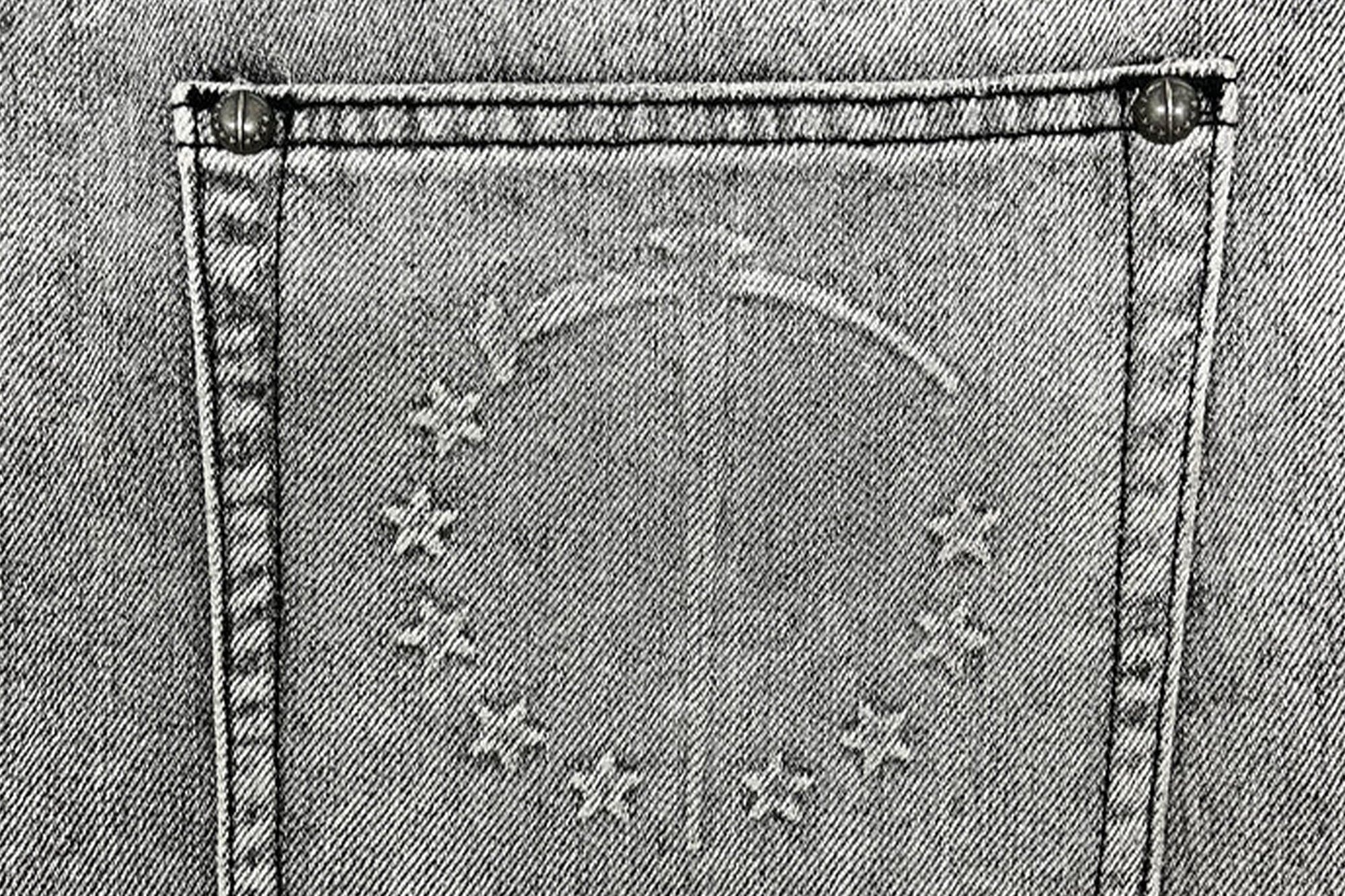TECNINEGROUP Distressed Ash-Washed Flared Jeans, premium urban and streetwear designers apparel on PROJECTISR.com, TECNINEGROUP