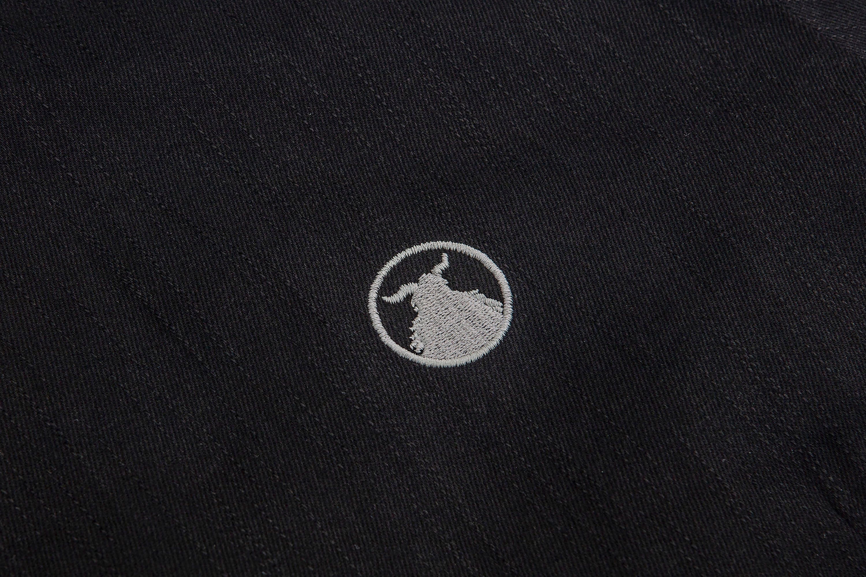 NERHI Asymmetrical Frog Button Mandarin Collar Shirt, premium urban and streetwear designers apparel on PROJECTISR.com, NERHI